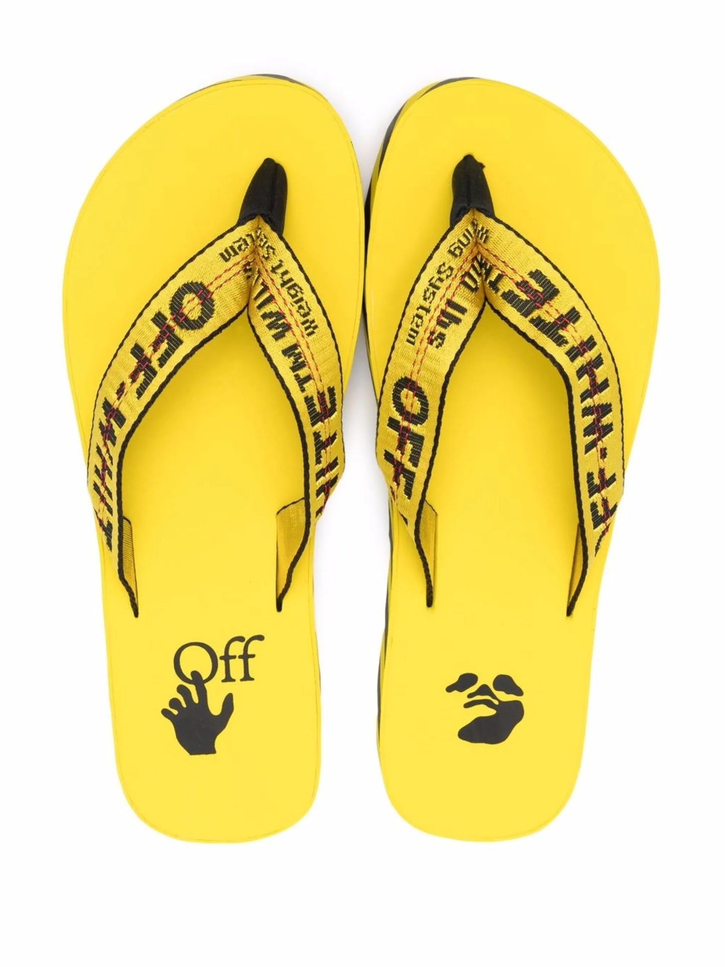 Industrial-strap flip flop