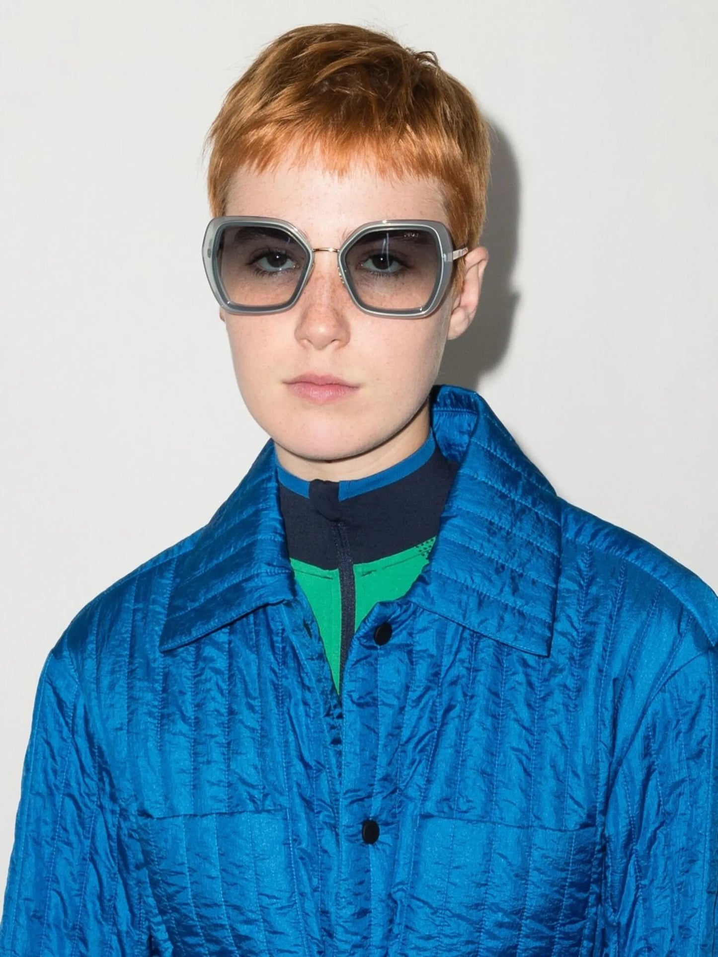 oversized square-frame sunglasses