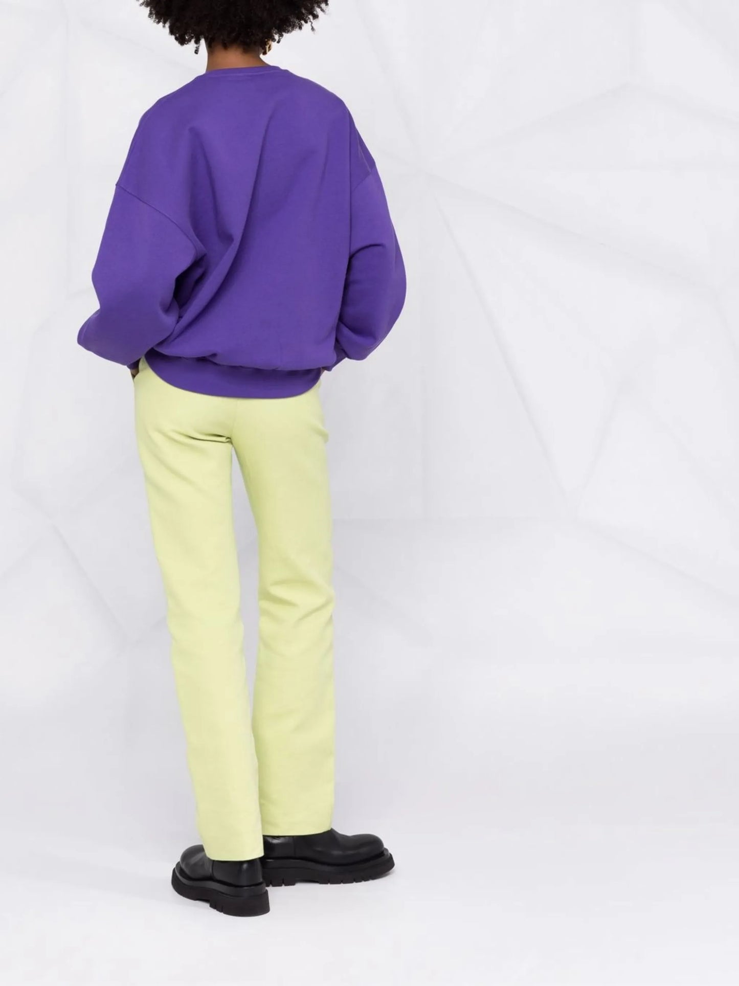 Iris embroidered-logo oversized sweatshirt