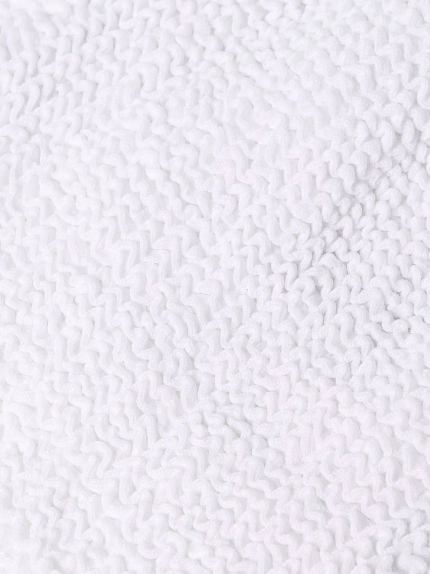 Jean crinkle-effect bandeau bikini set