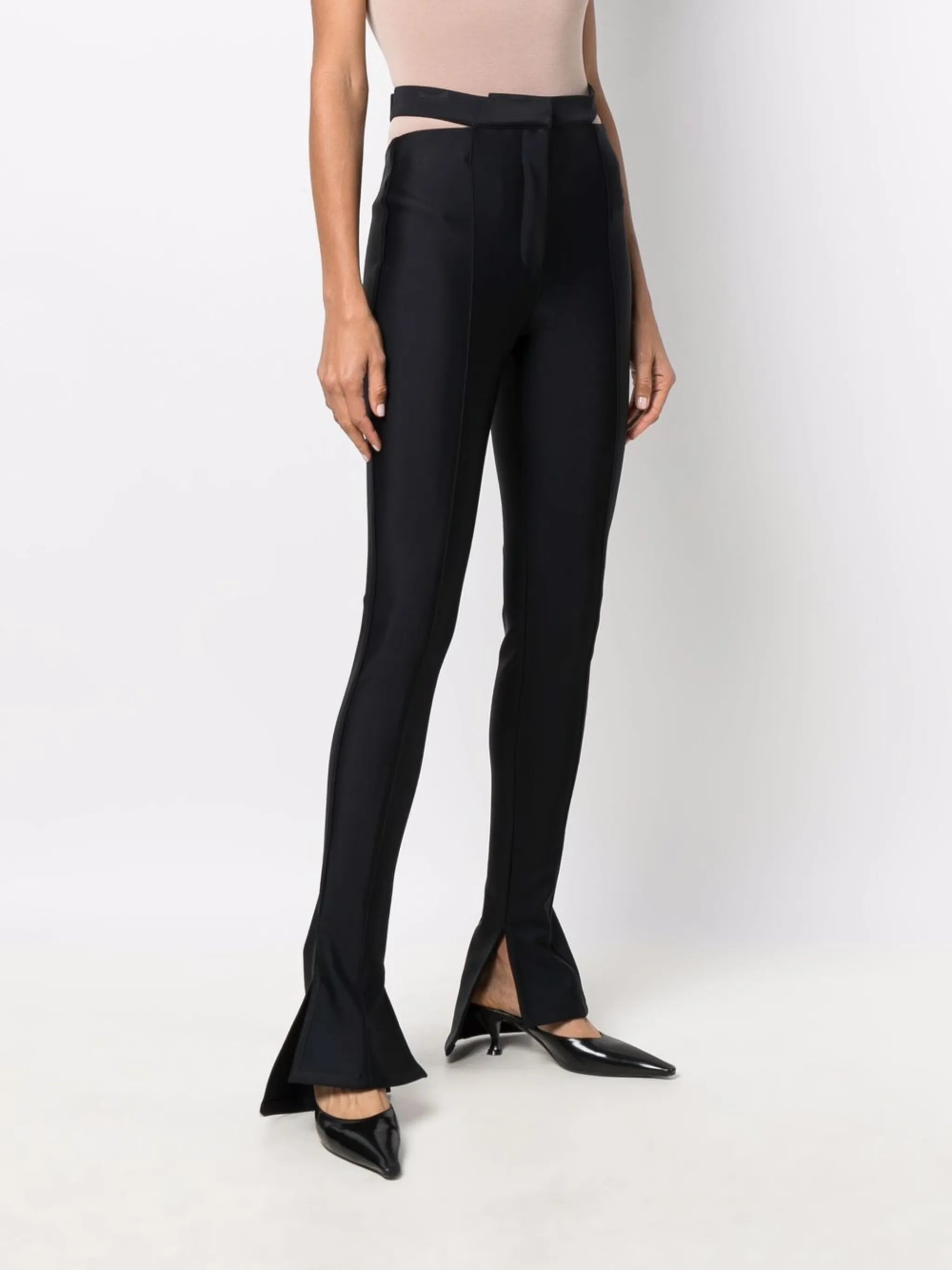 cut-out detail trousers