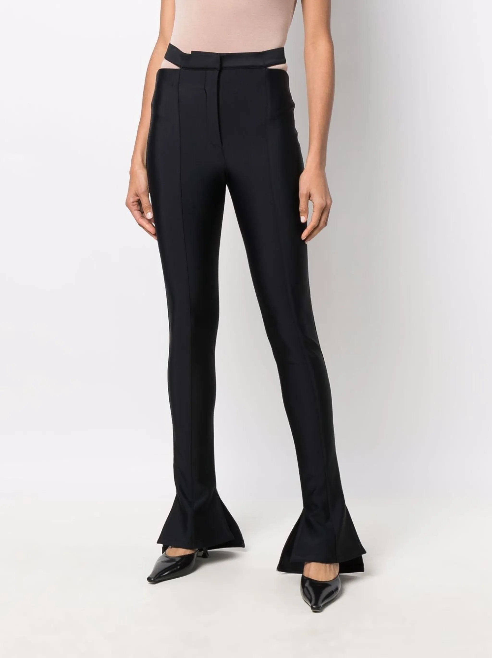cut-out detail trousers