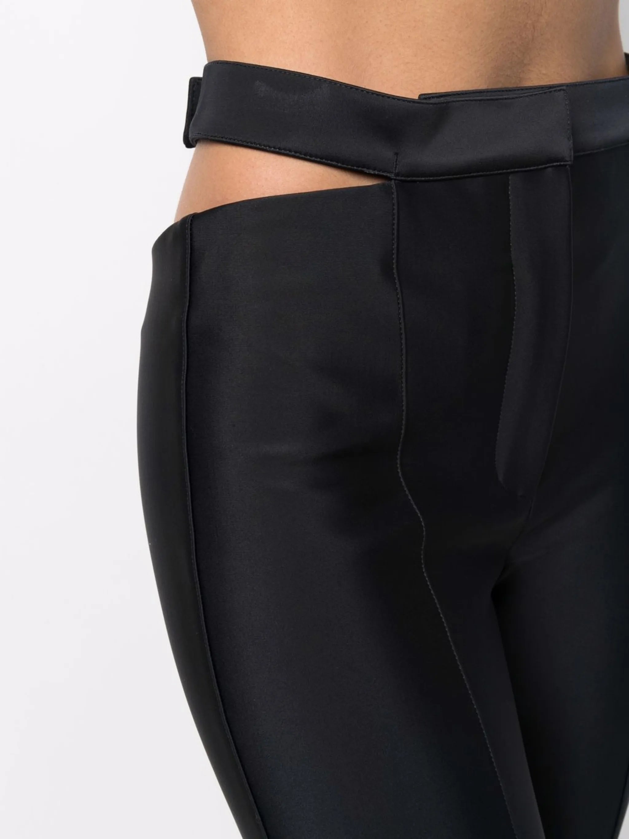 cut-out detail trousers