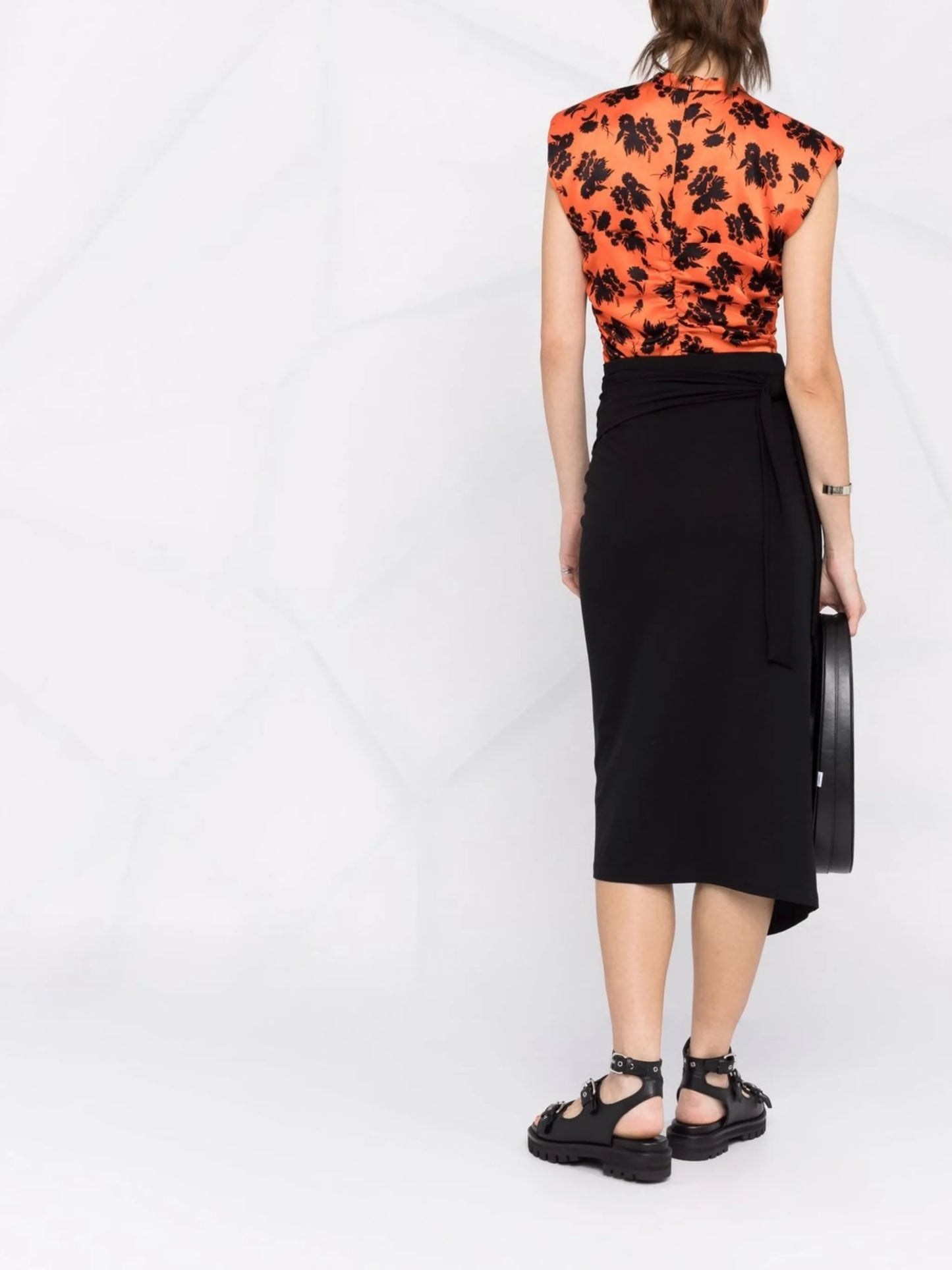 The Origami-Drape wrap skirt