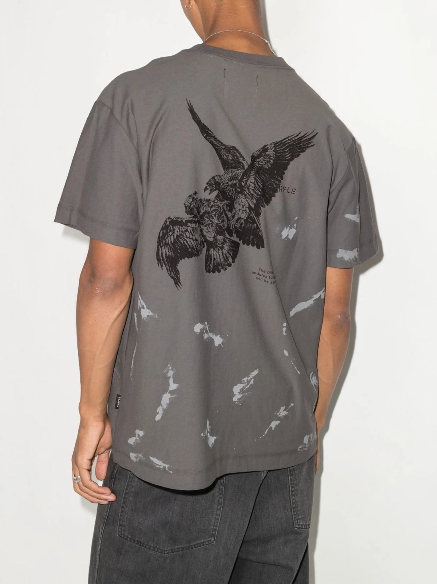 logo-print Birds T-shirt