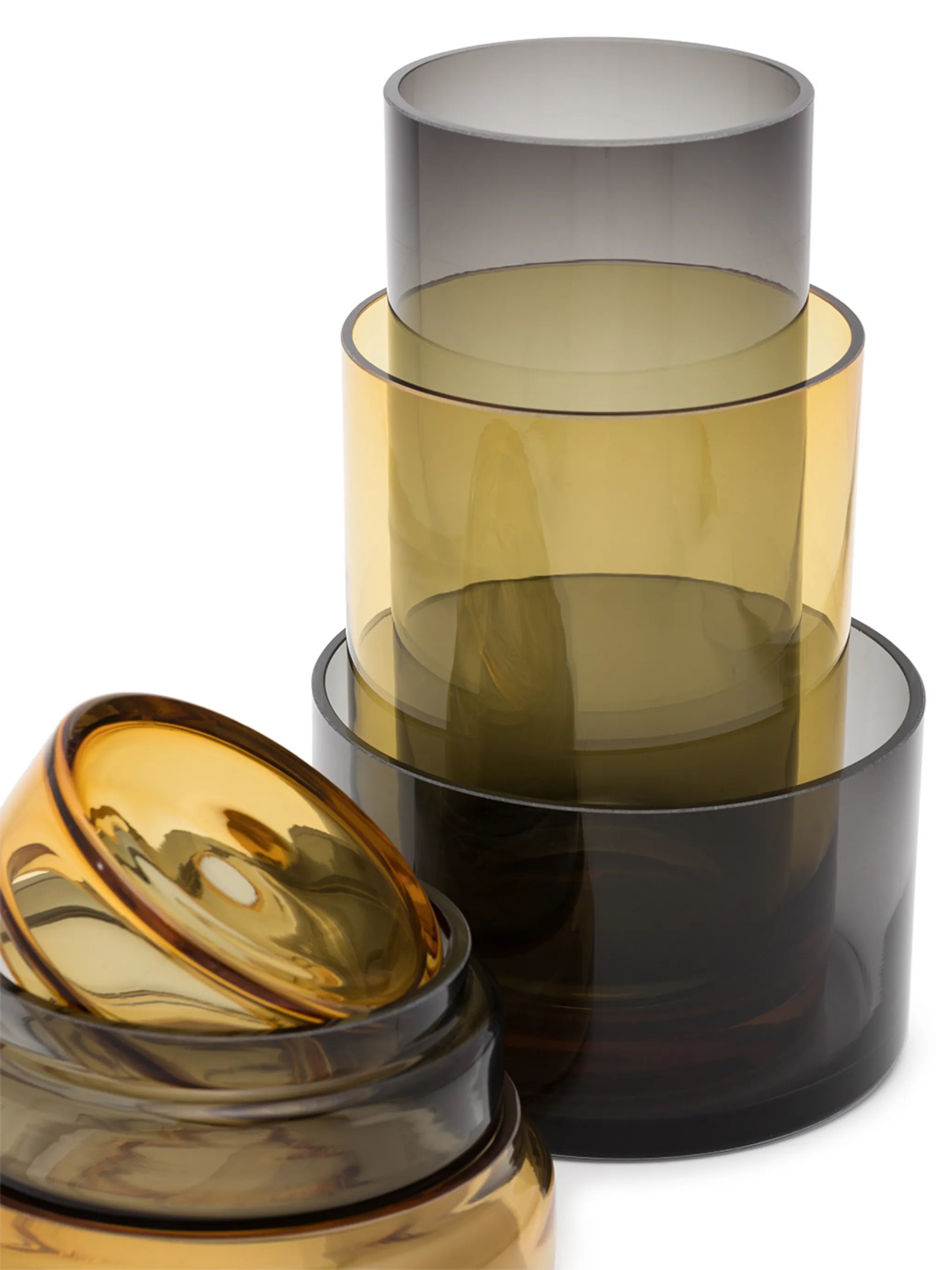 Caps and Jars glass jars (set of 3)