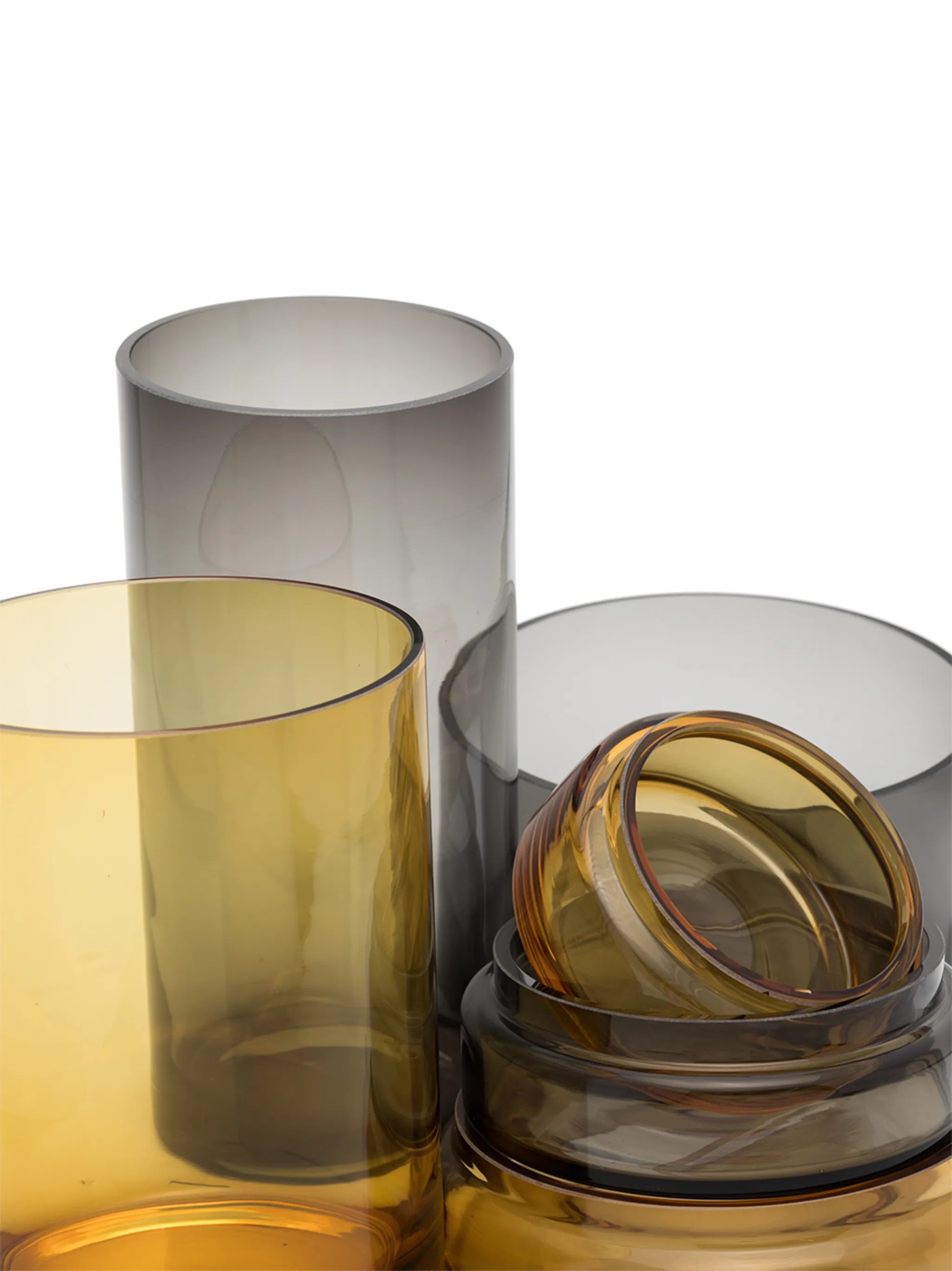 Caps and Jars glass jars (set of 3)