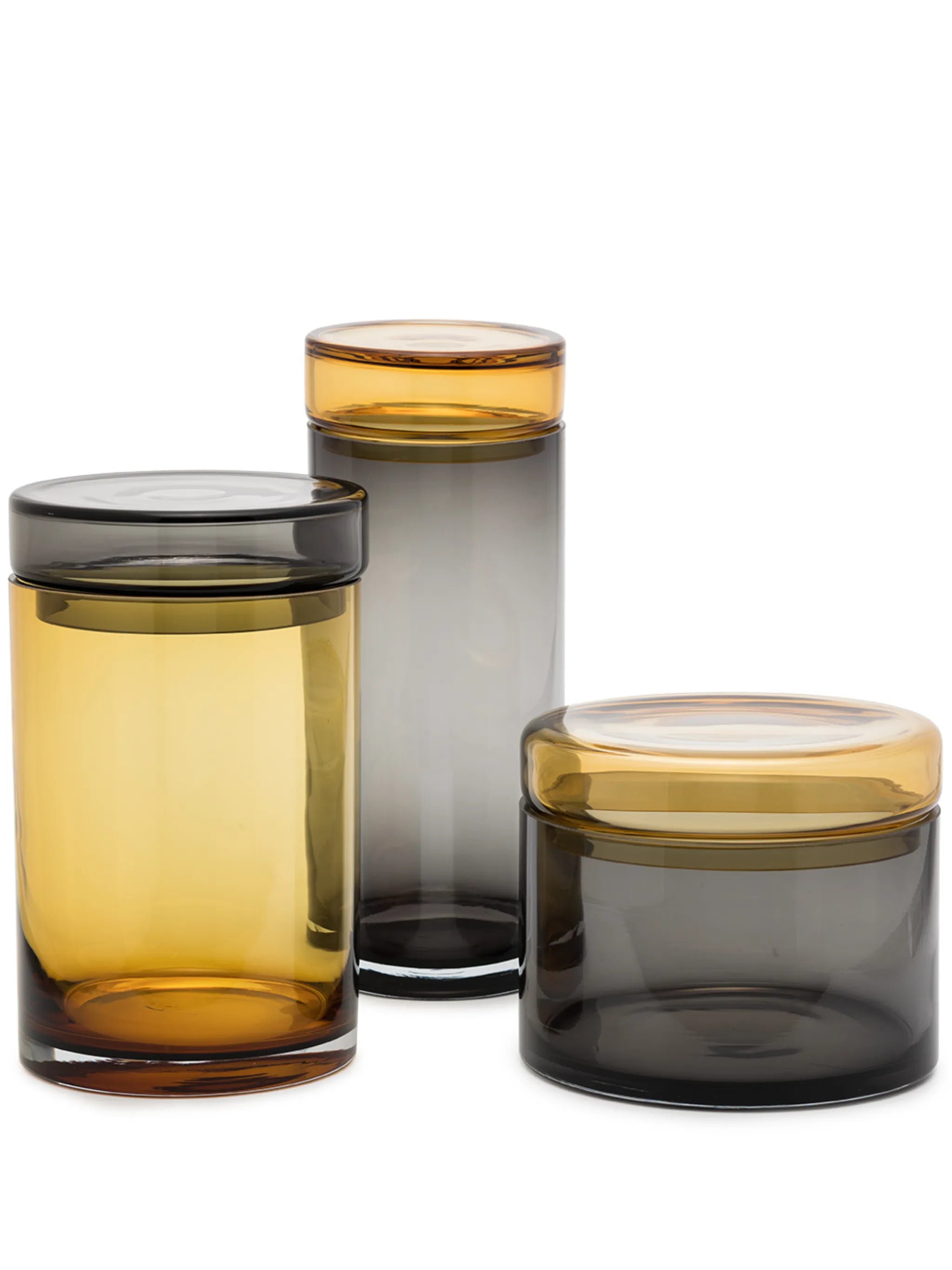 Caps and Jars glass jars (set of 3)
