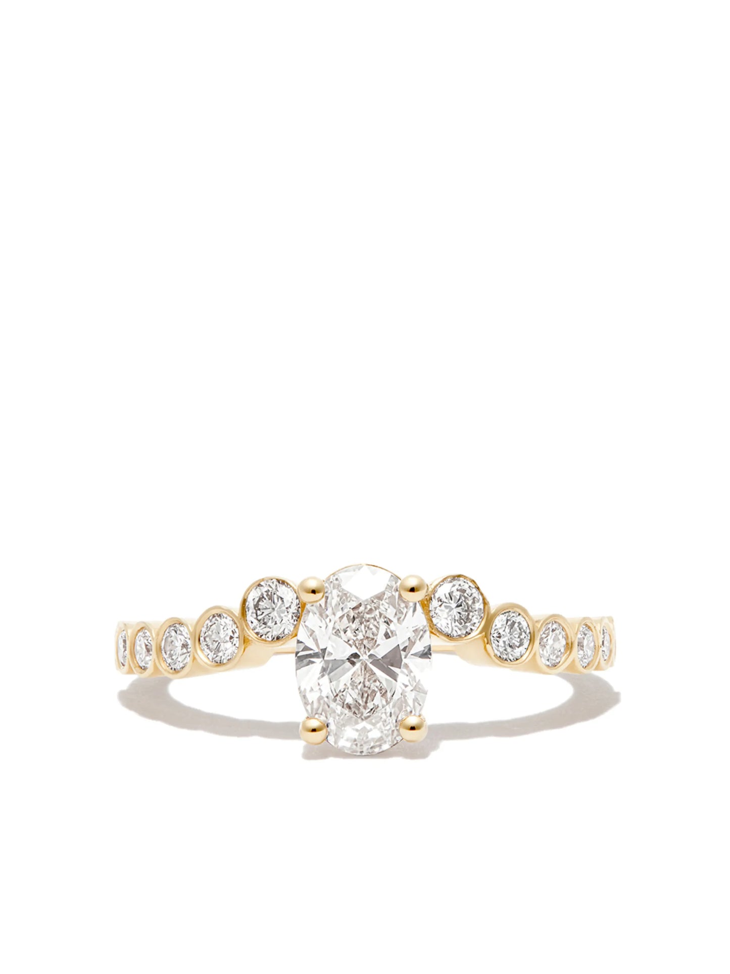 18kt yellow gold Ruth diamond ring