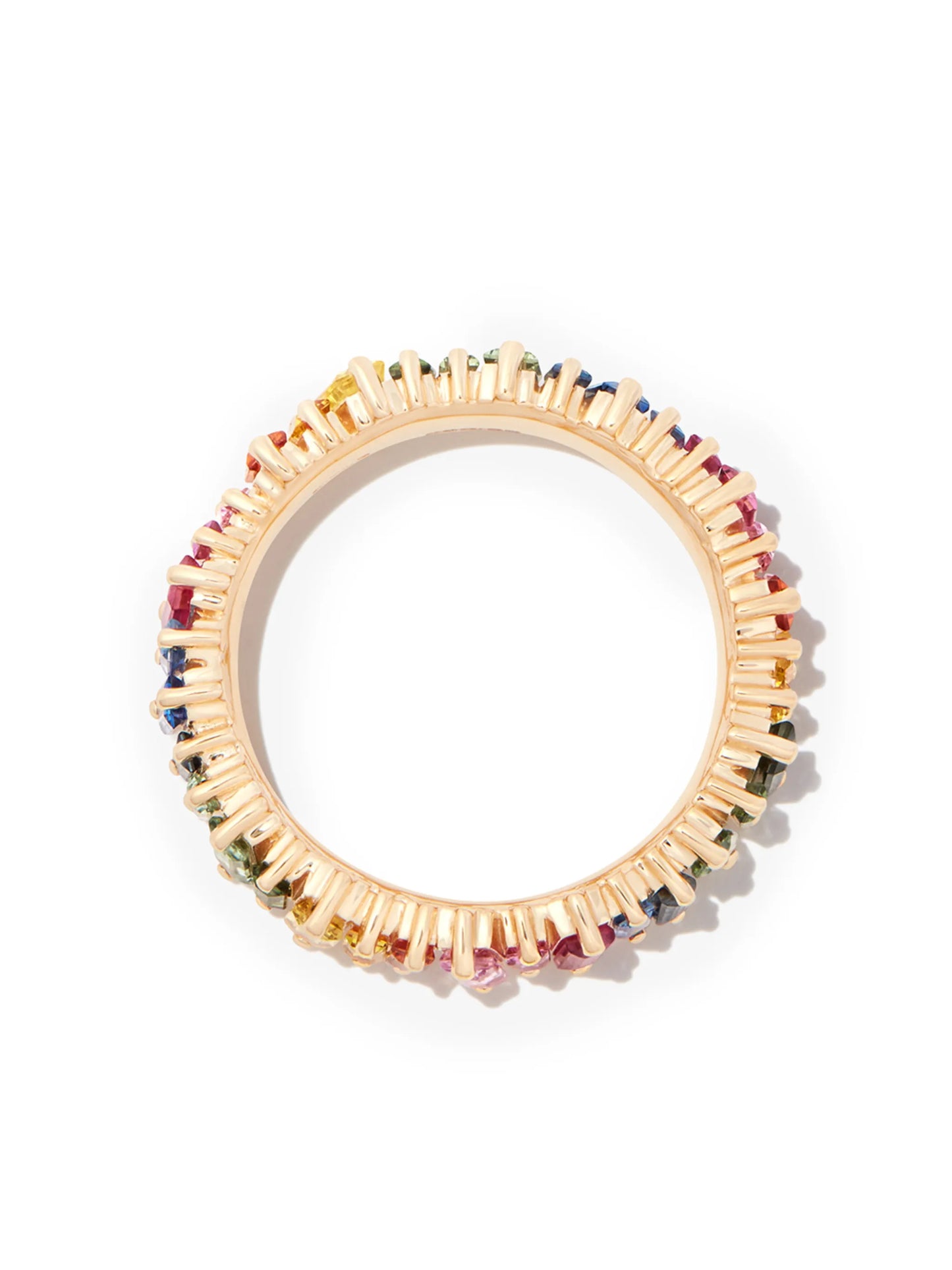 18kt yellow gold sapphire ring