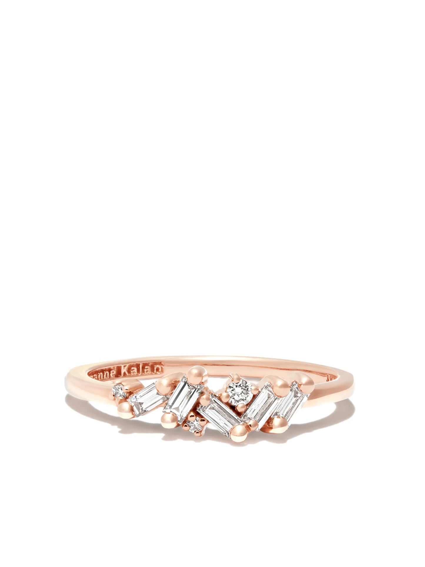 18kt rose gold Fireworks diamond eternity ring