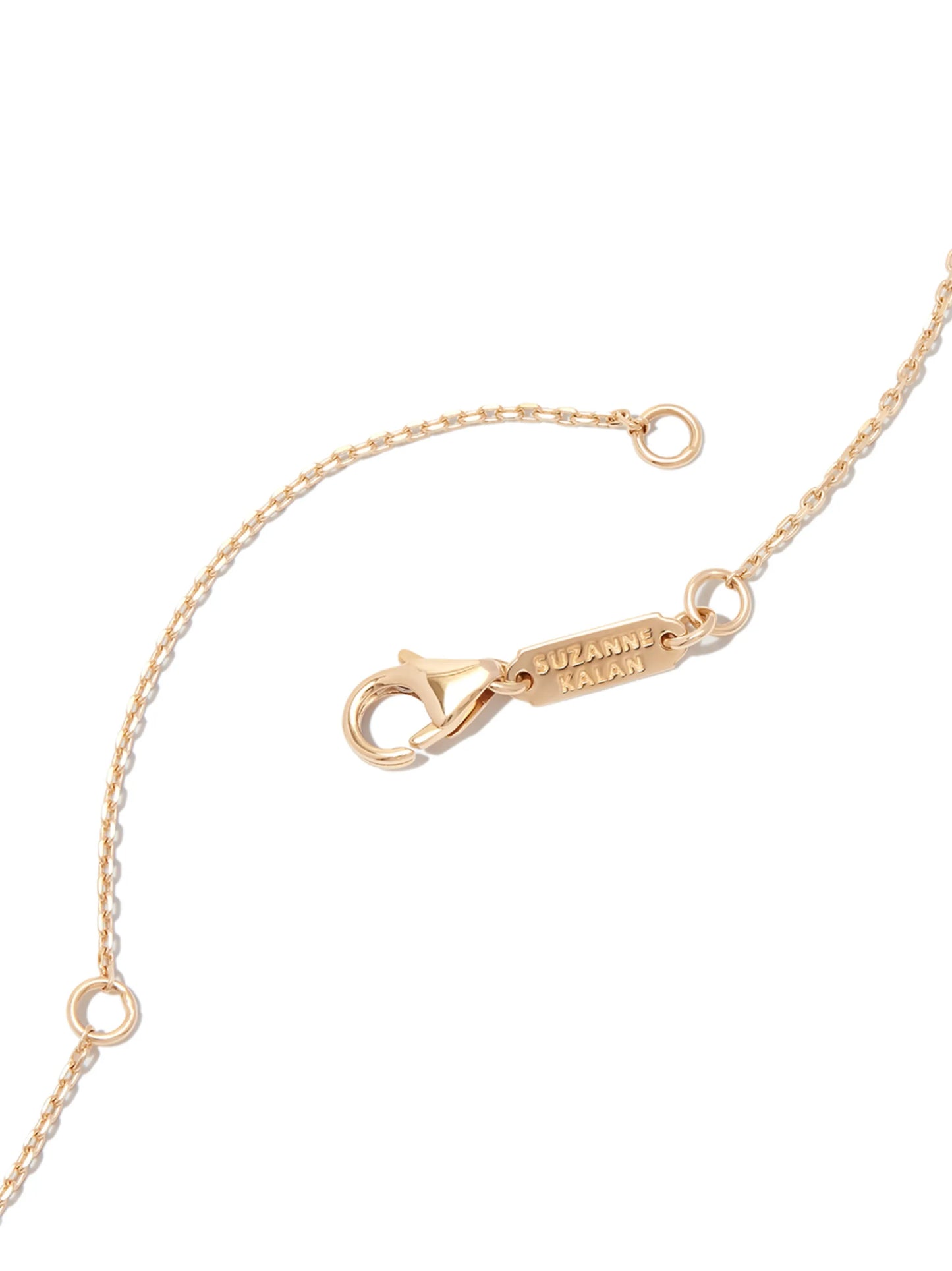 18kt yellow gold Evil Eye diamond and turquoise necklace