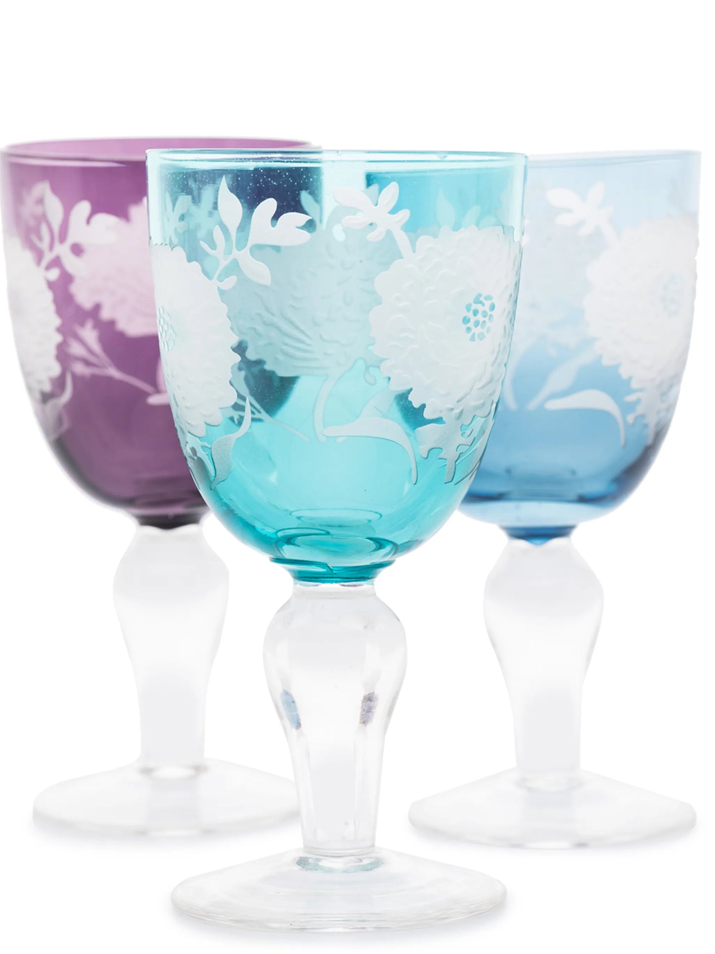 Peony wine glasses (set of 6)
