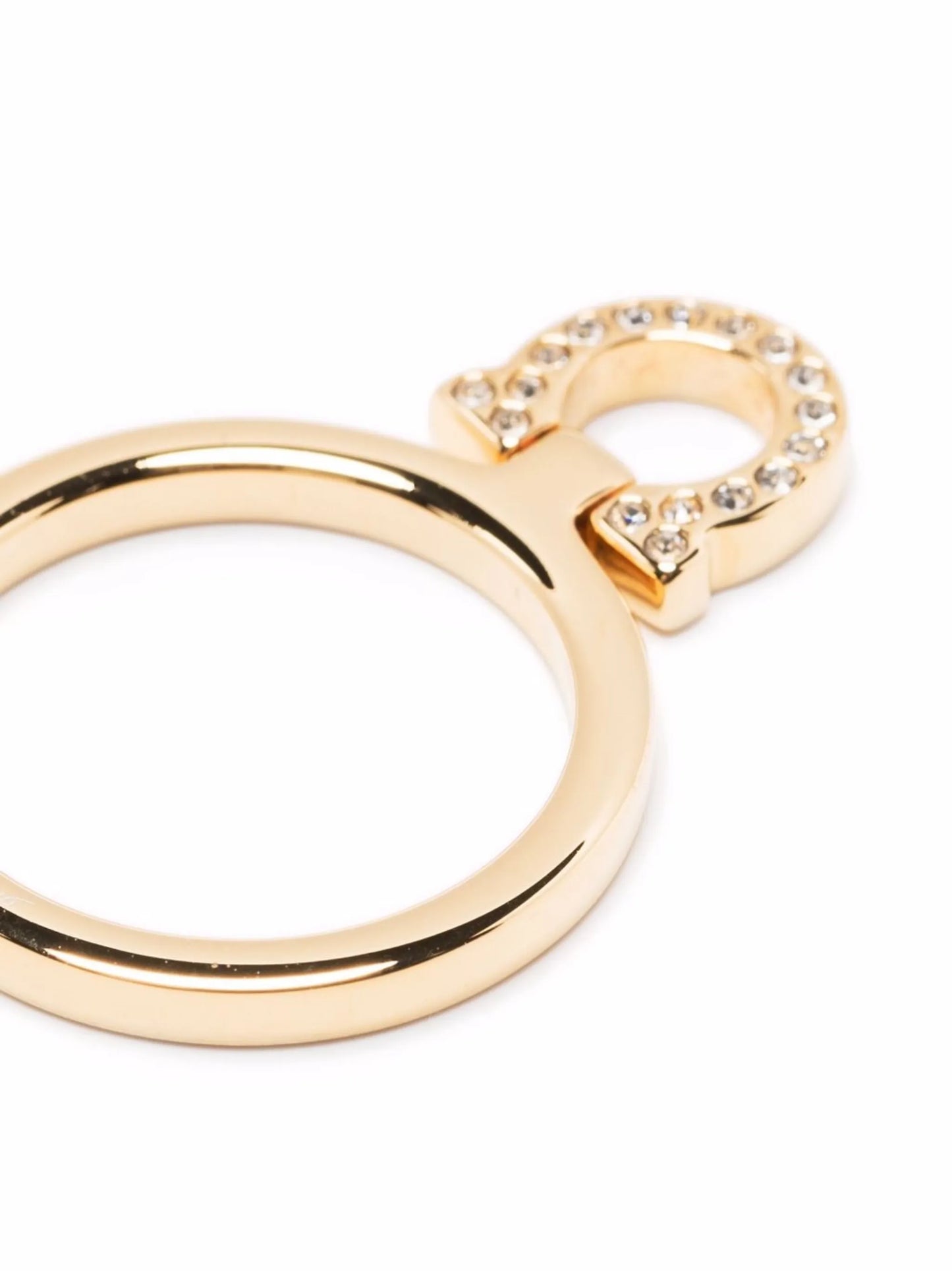 embellished Gancini ring