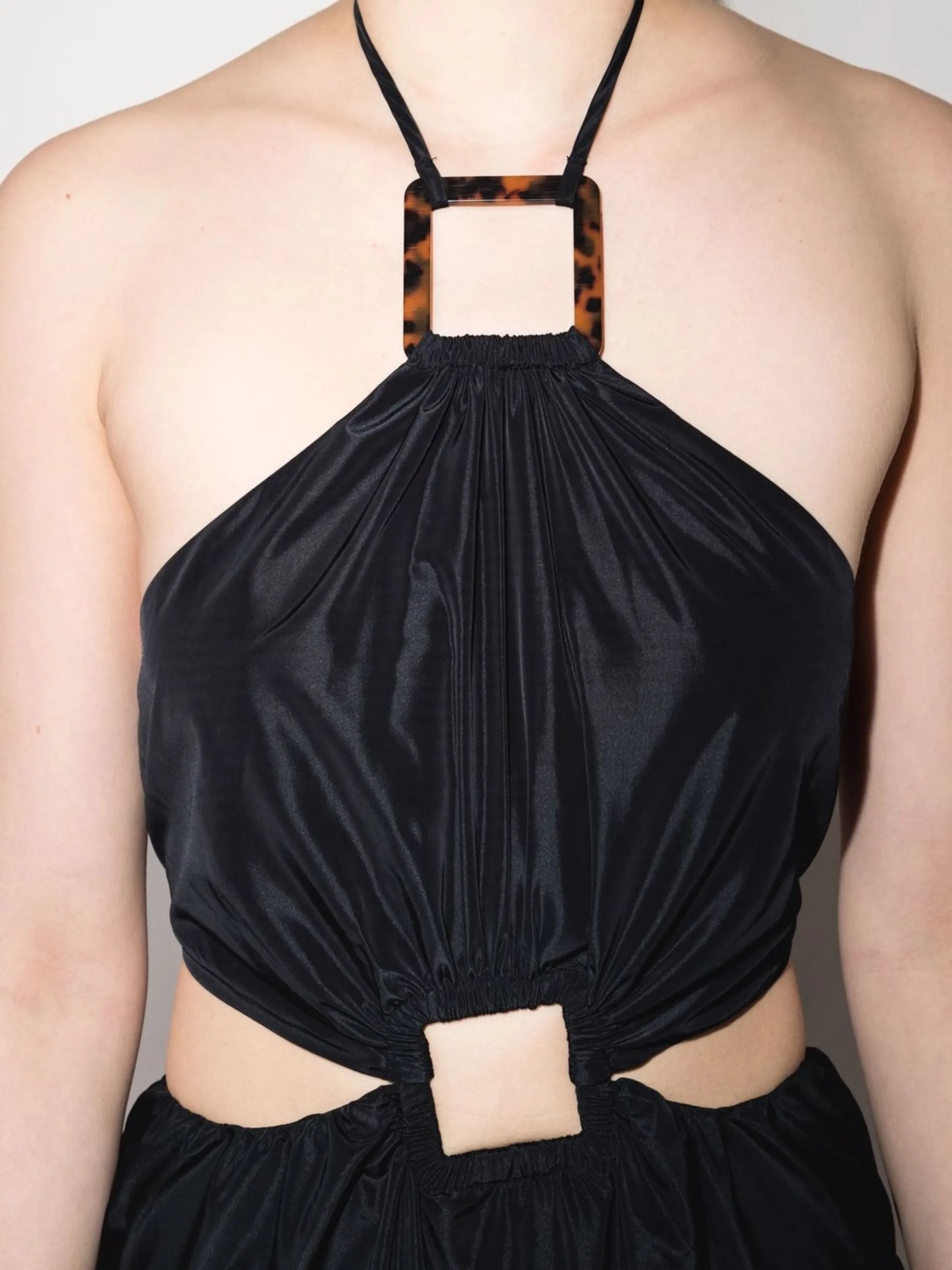 Dome halterneck maxi dress