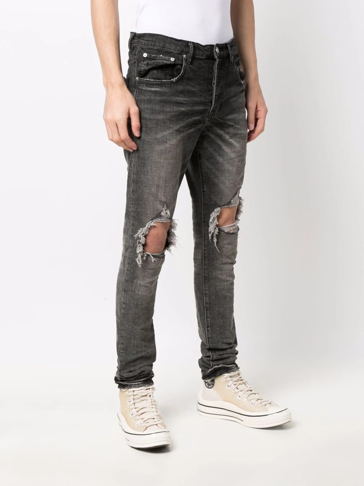 low-rise slim-fit jeans