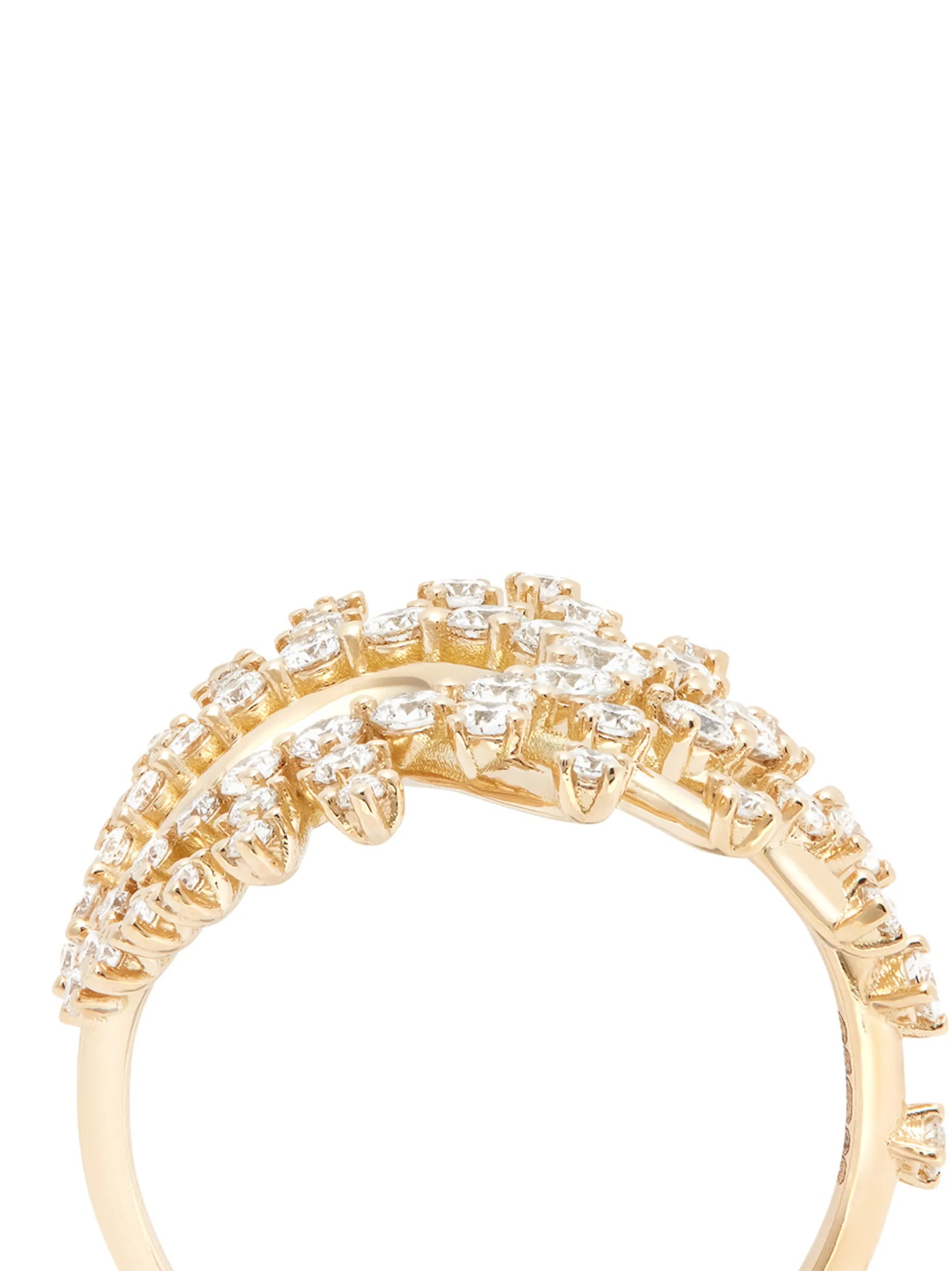 18kt yellow gold Clarity diamond ring