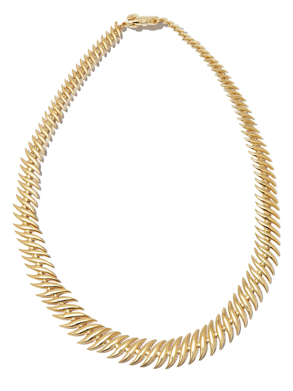 18kt yellow gold Flame necklace