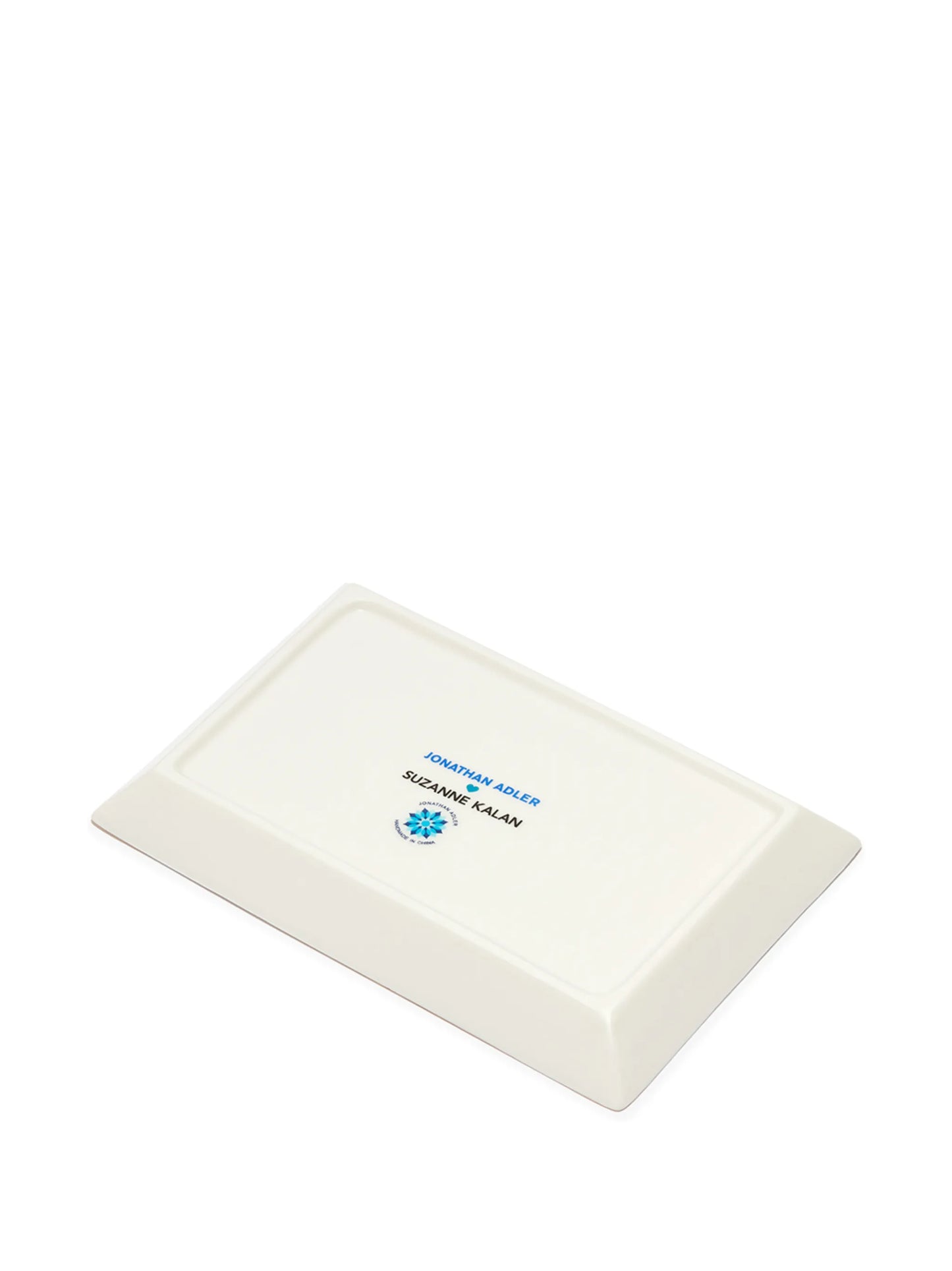 graphic-print porcelain tray