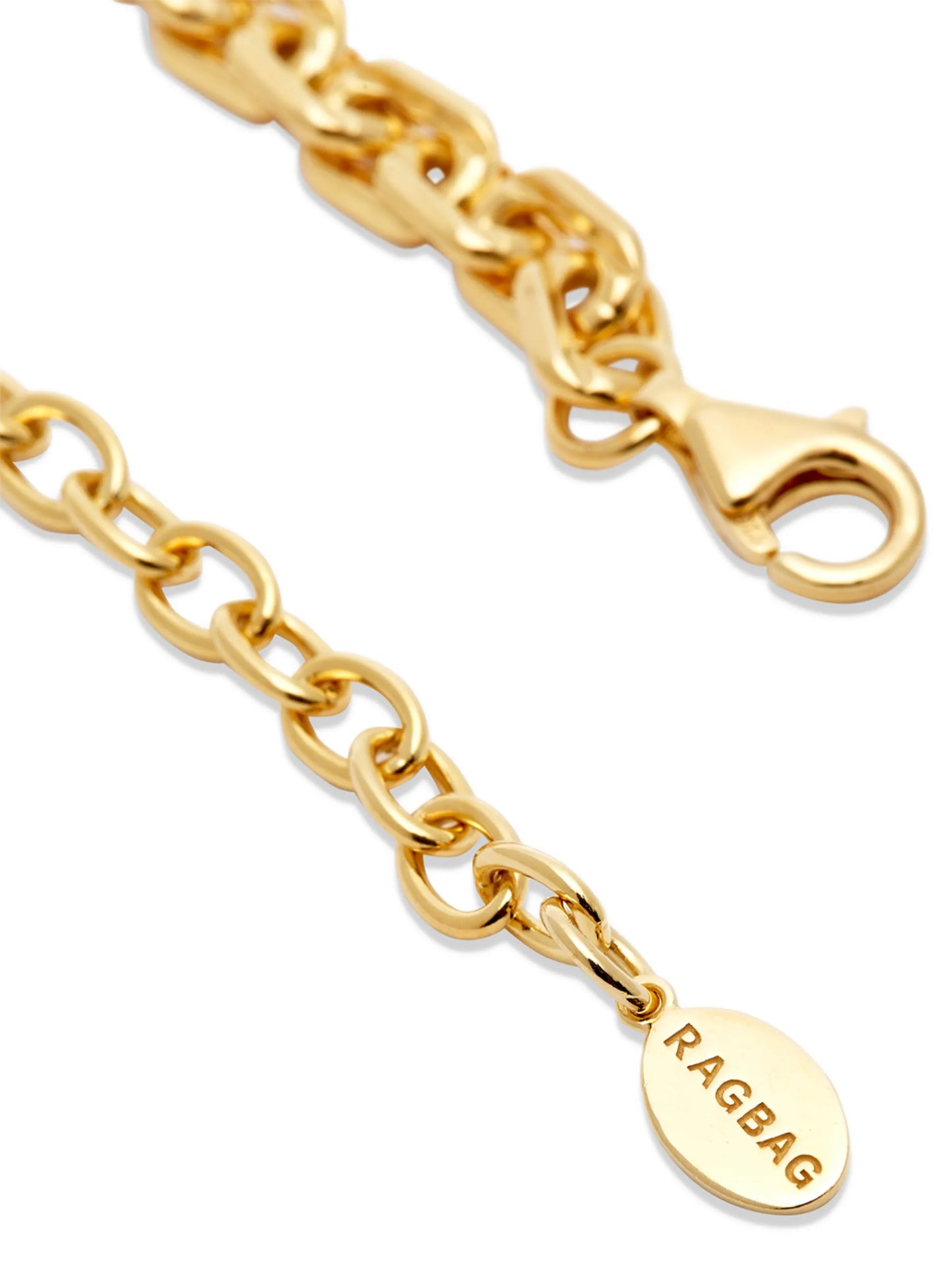 gold-plated cable-link chain