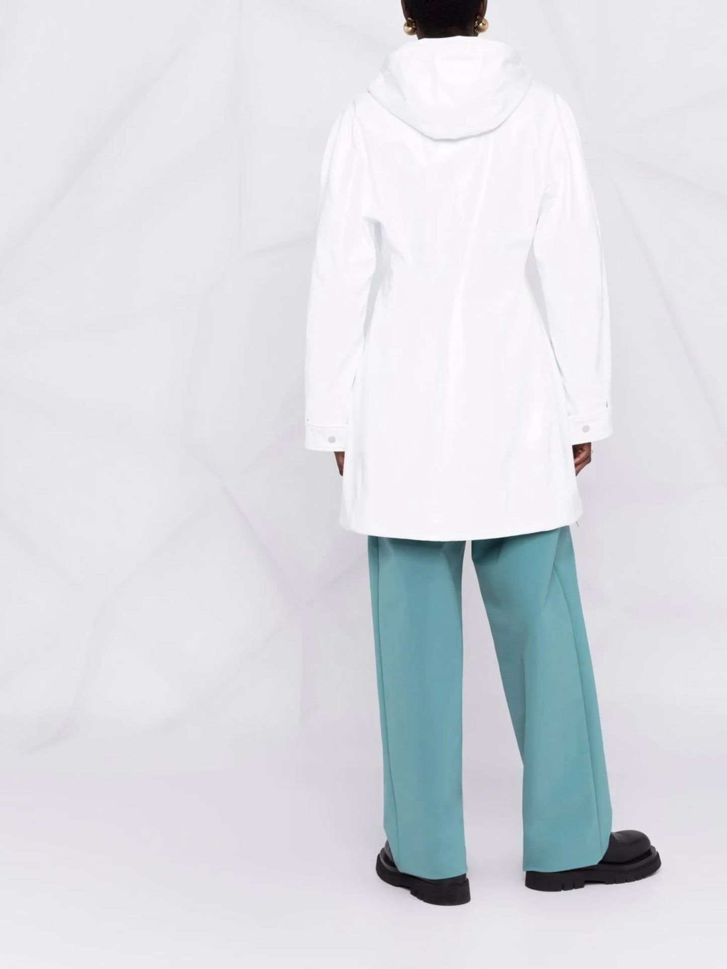 zip-up hooded parka