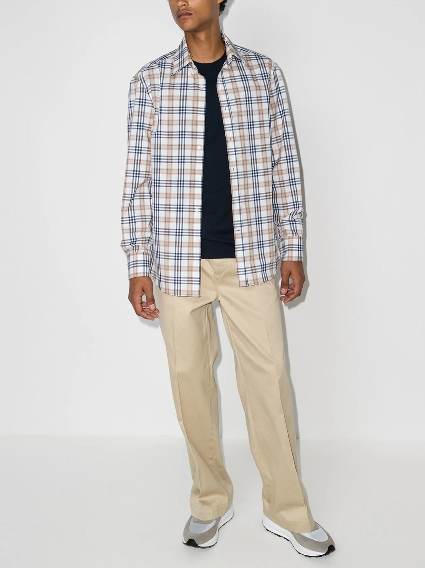 plaid cotton shirt