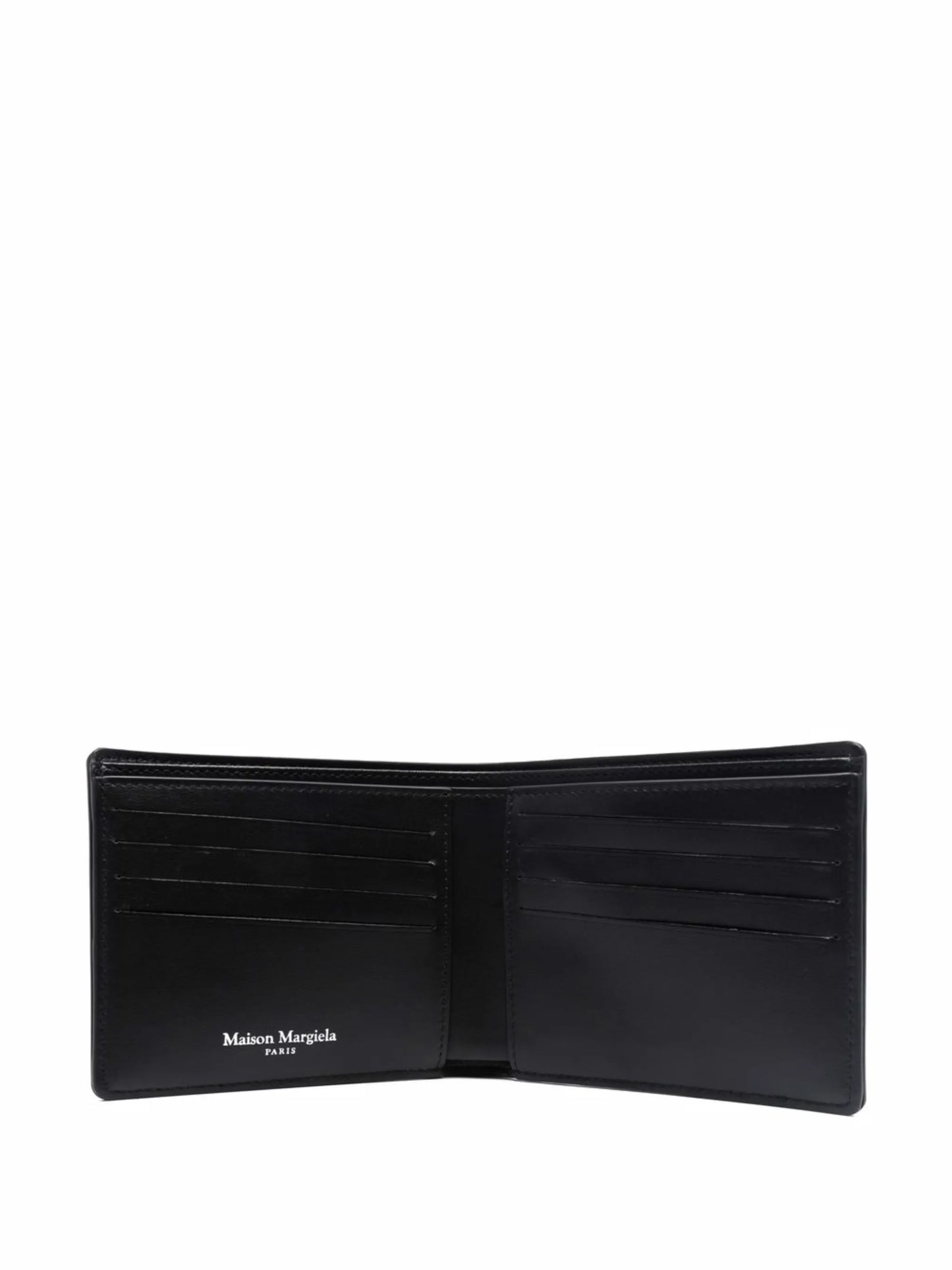 logo-embossed bi-fold wallet