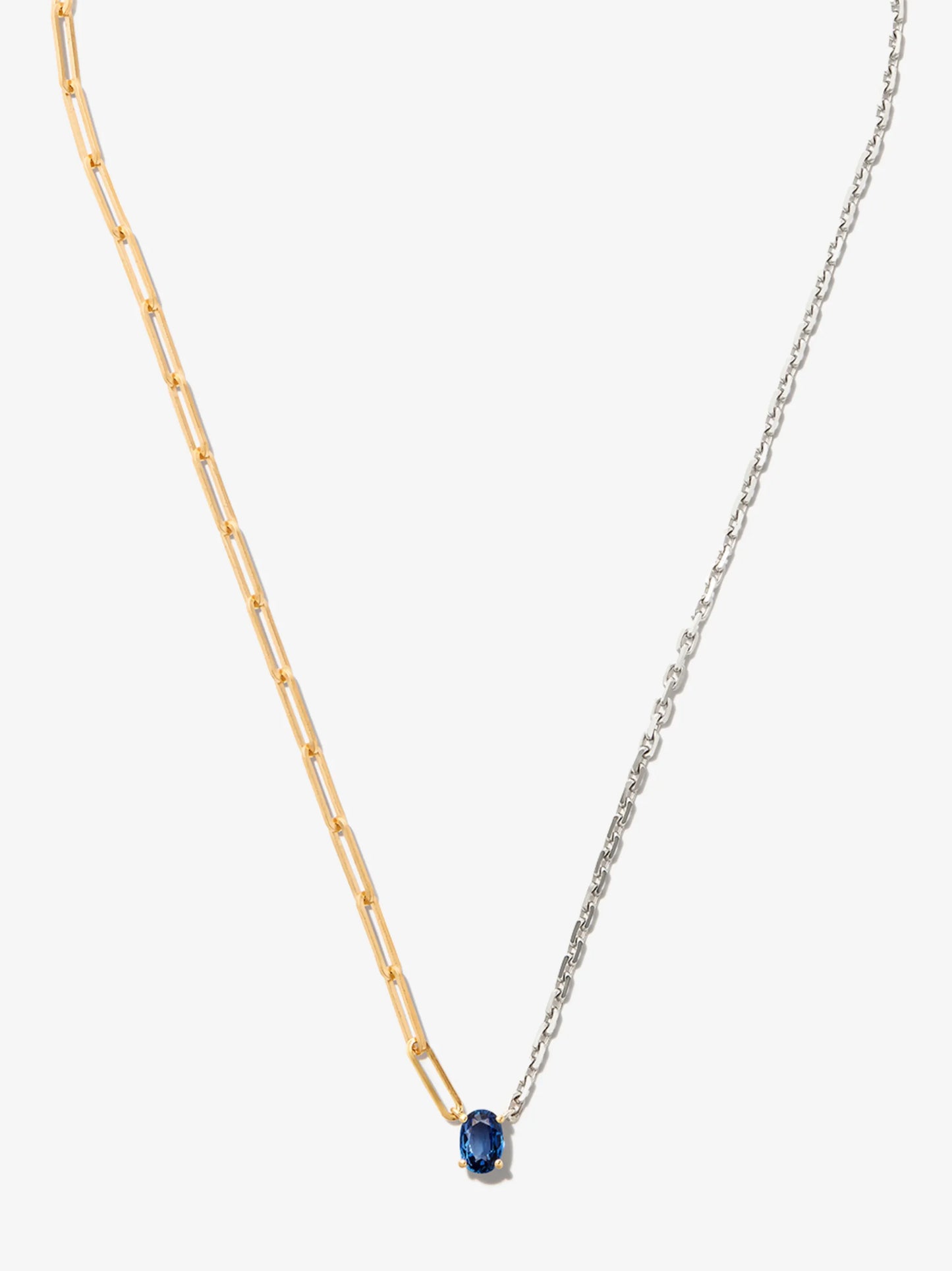 9kt and 29kt gold sapphire necklace