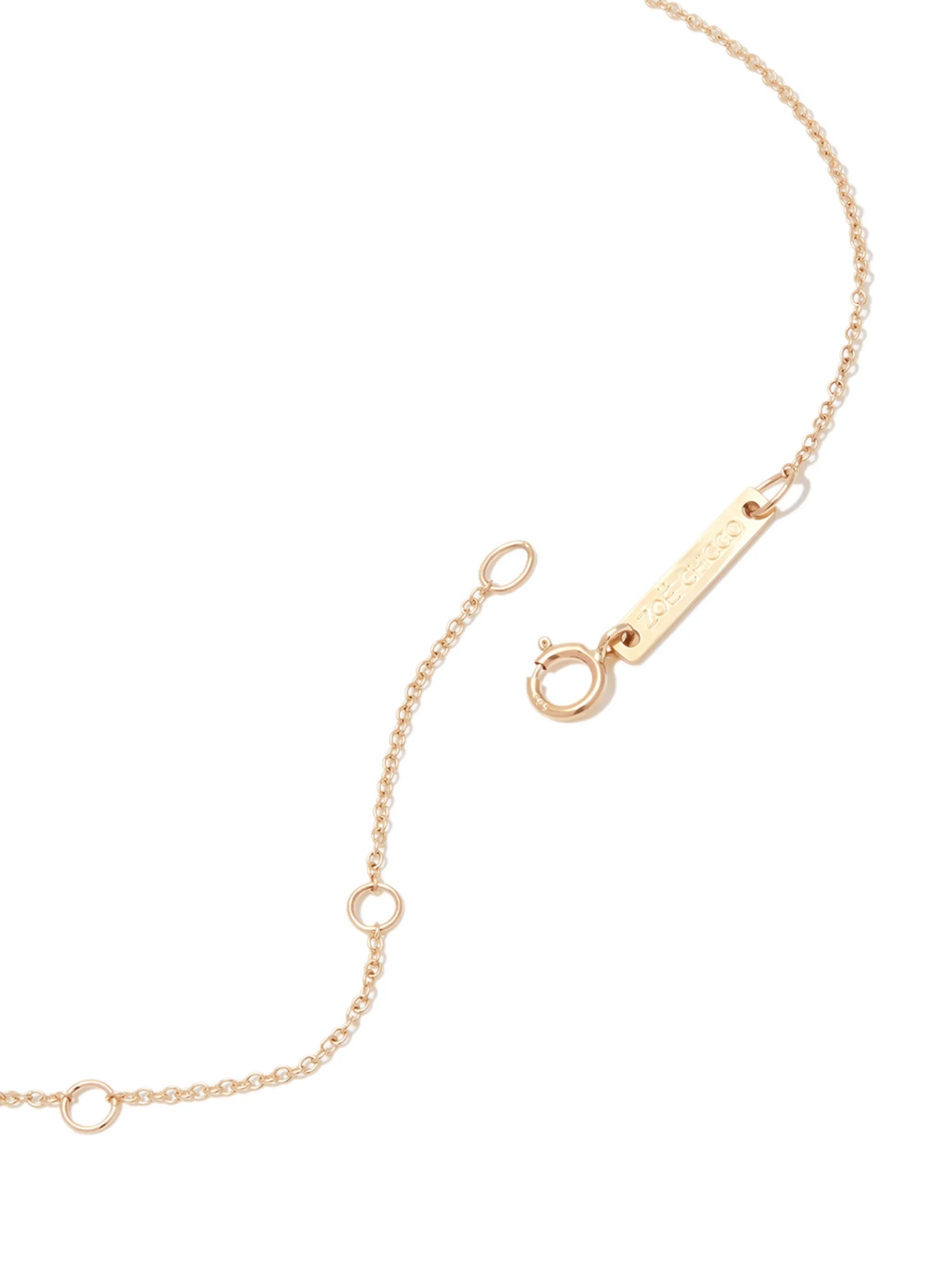 14kt yellow gold pearl and diamond necklace