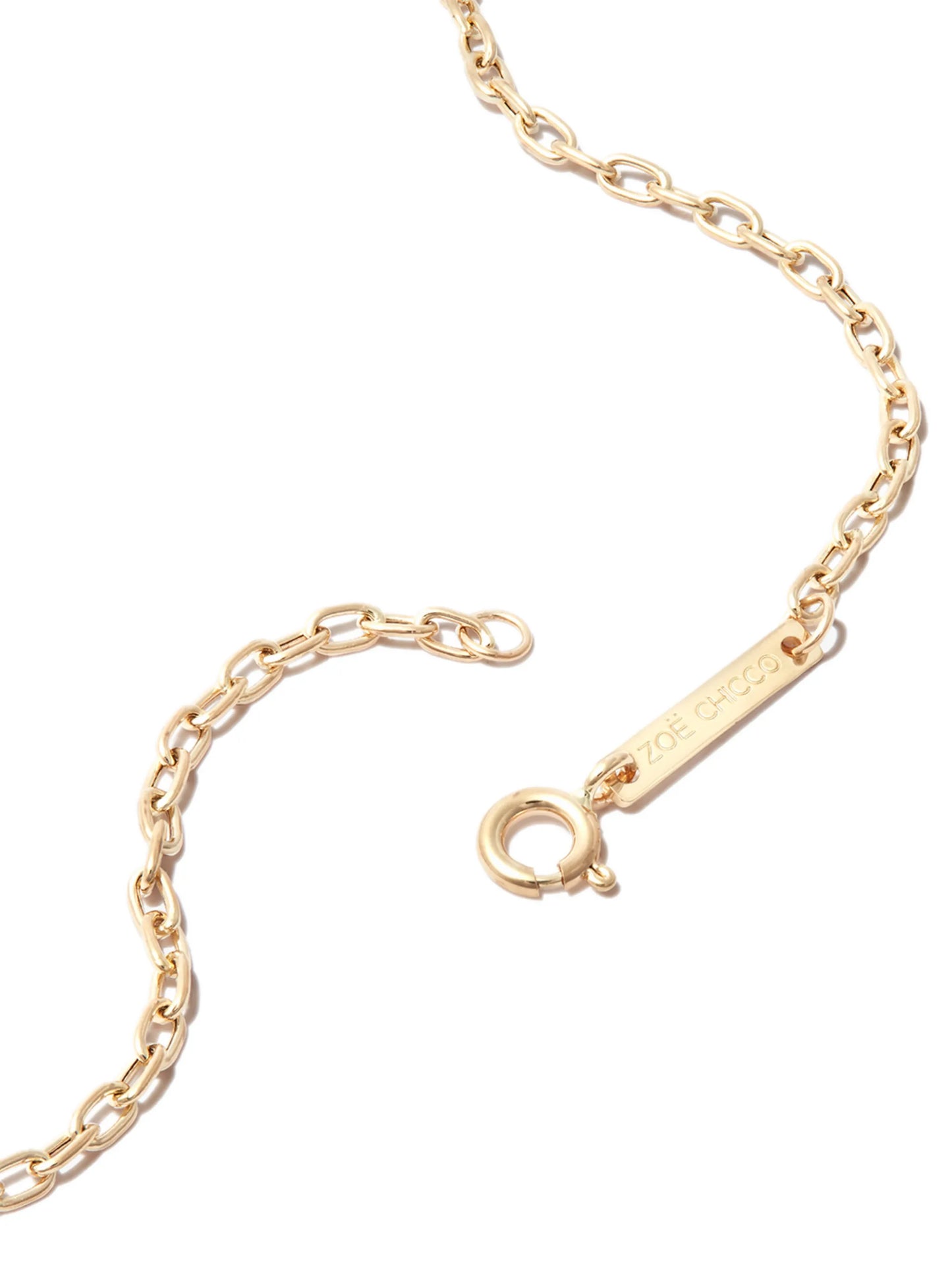 14kt yellow gold mixed-chain necklace
