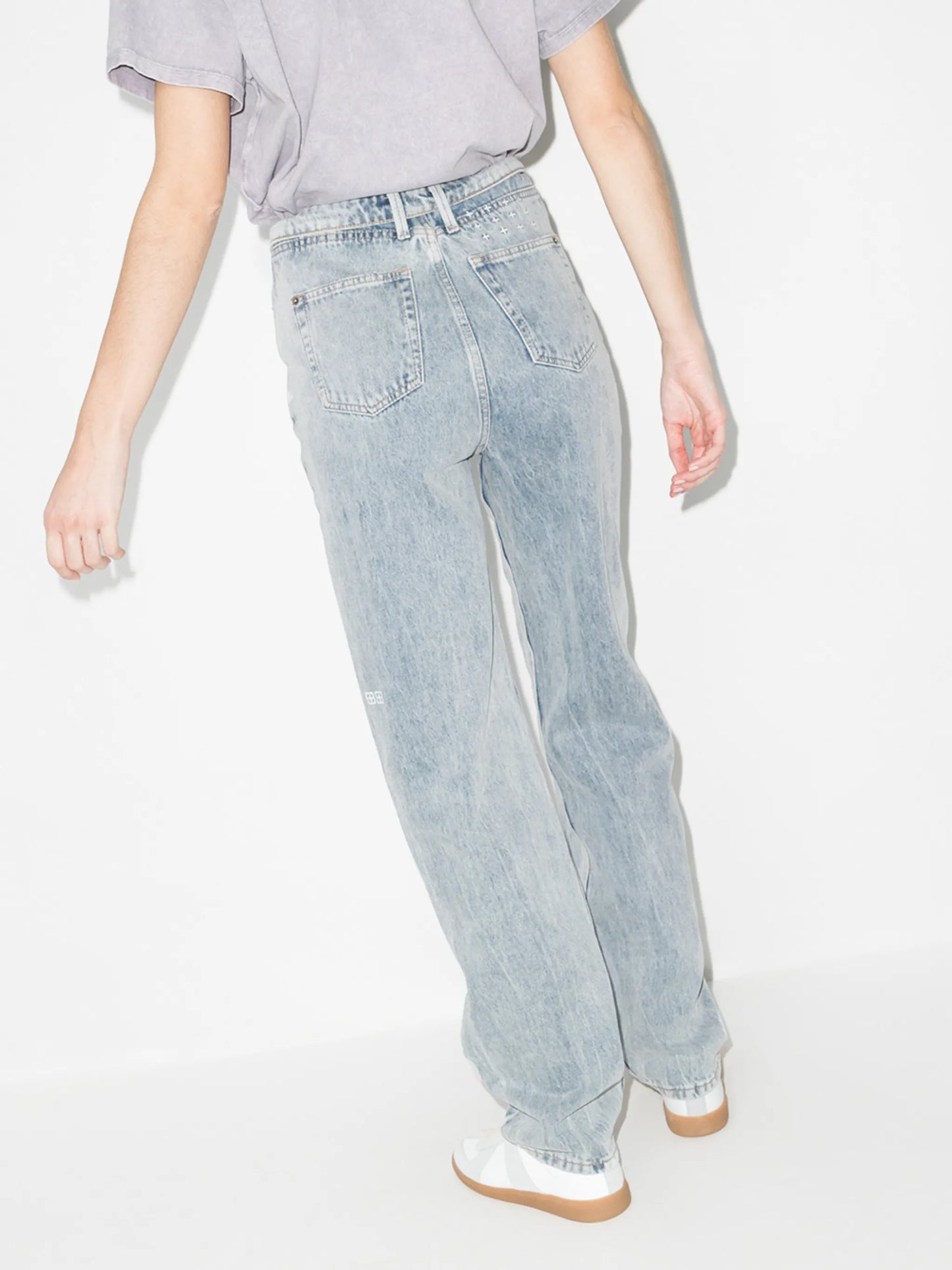 Undone Playback Muse straight-leg jeans
