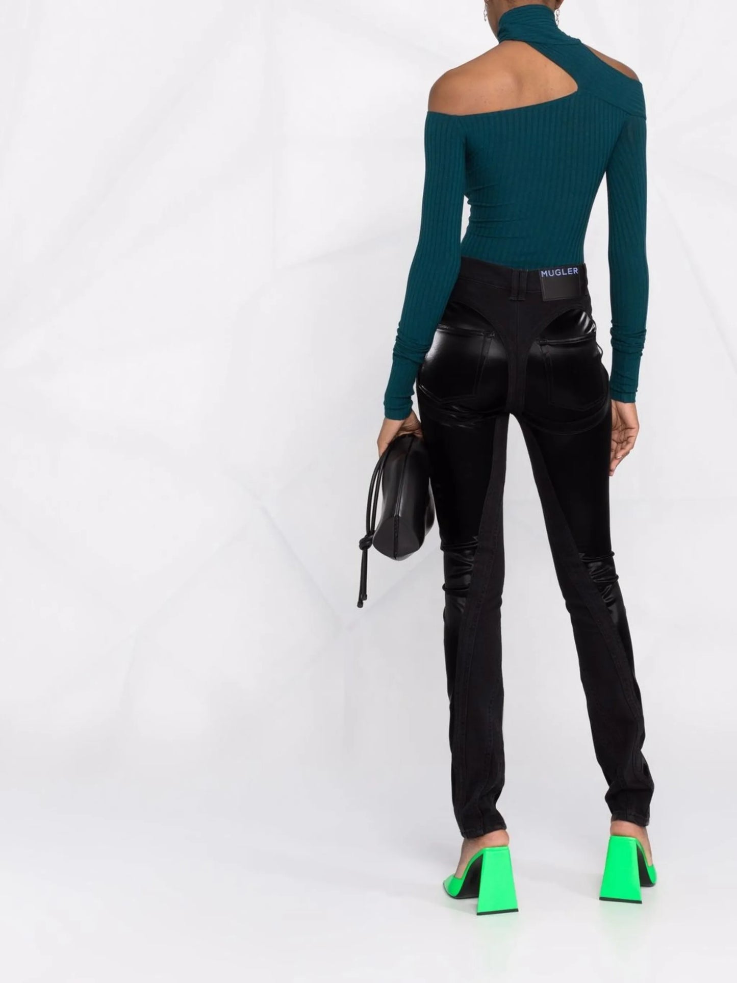 slim-fit biker jeans