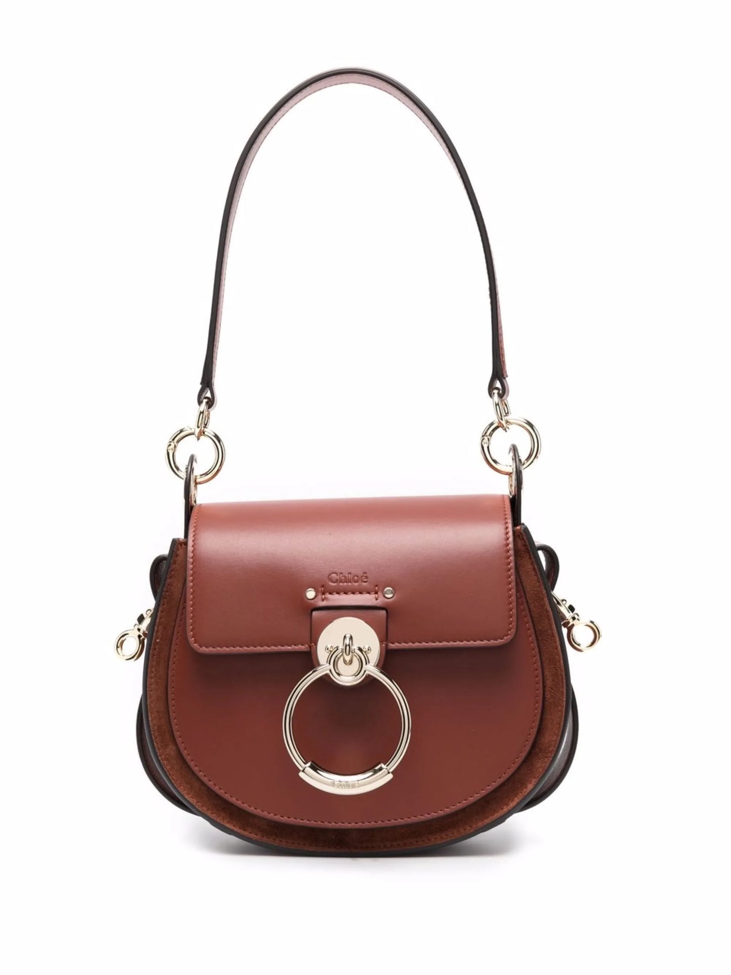 Tess ring-embellished shoulder bag