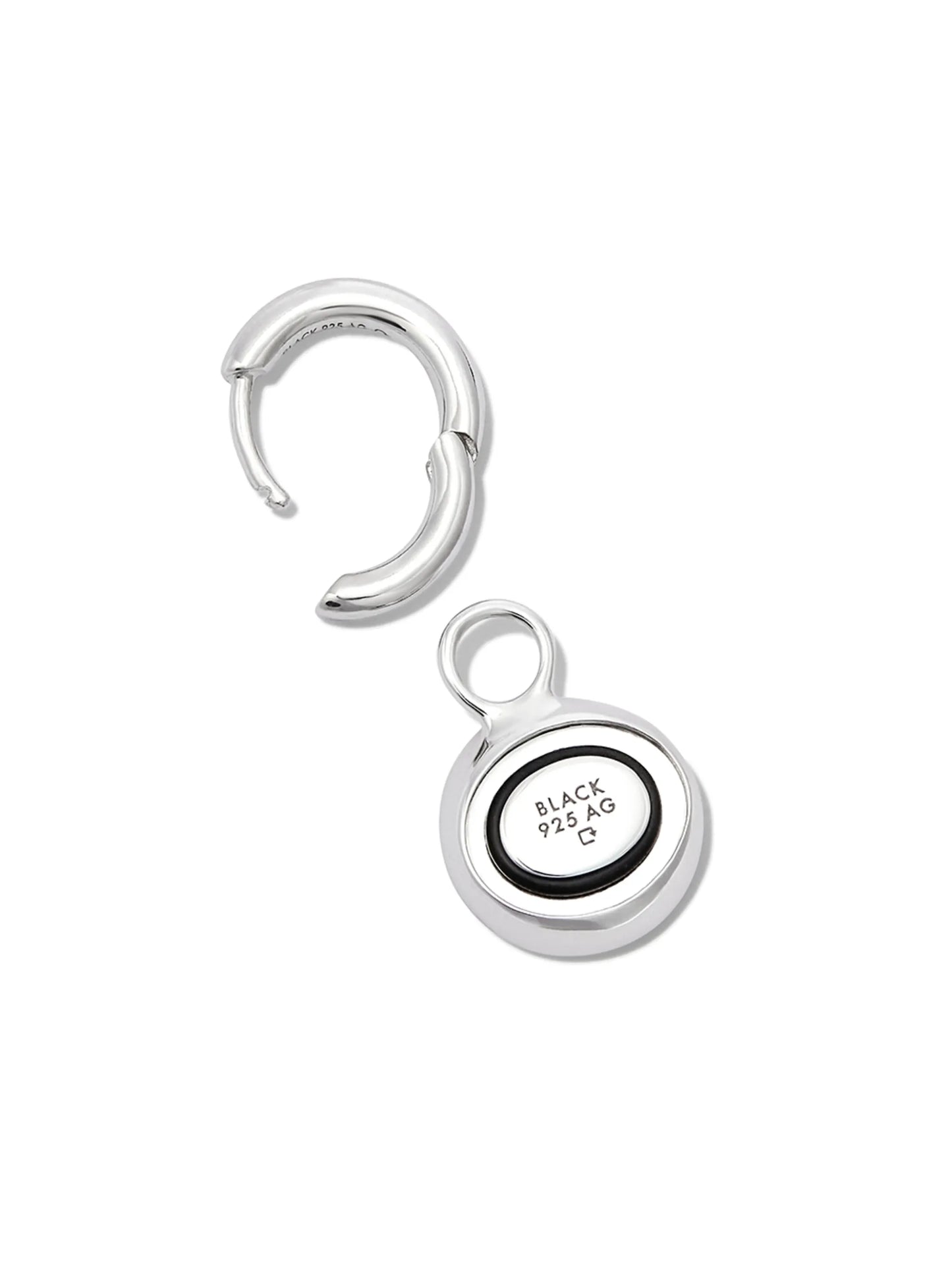 smiley face-detail earrings