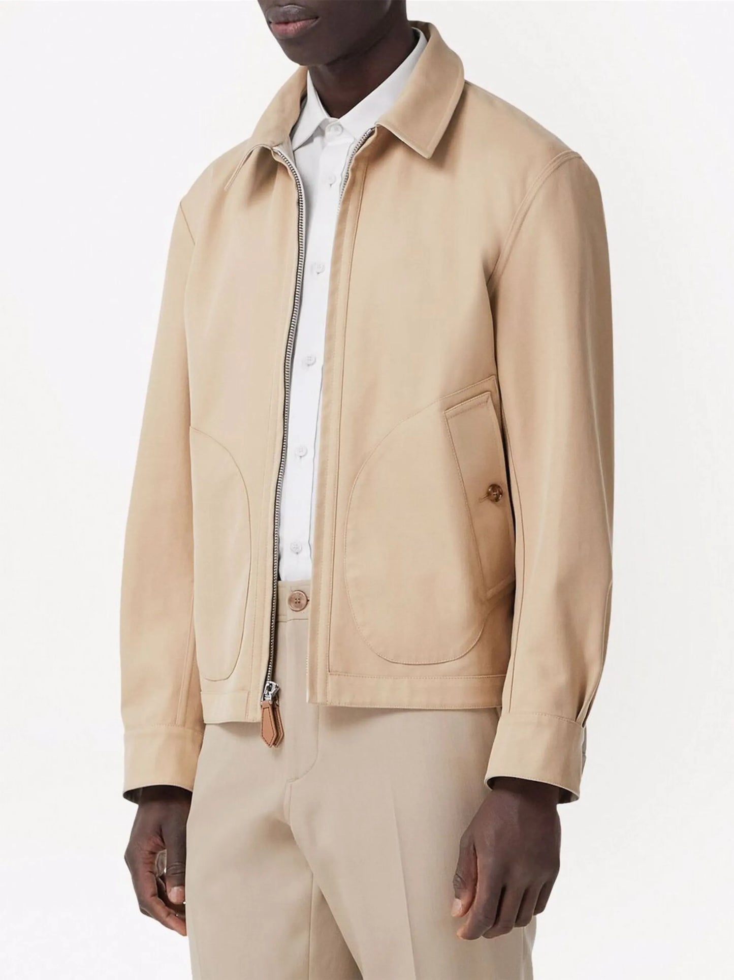 reversible checked Harrington jacket