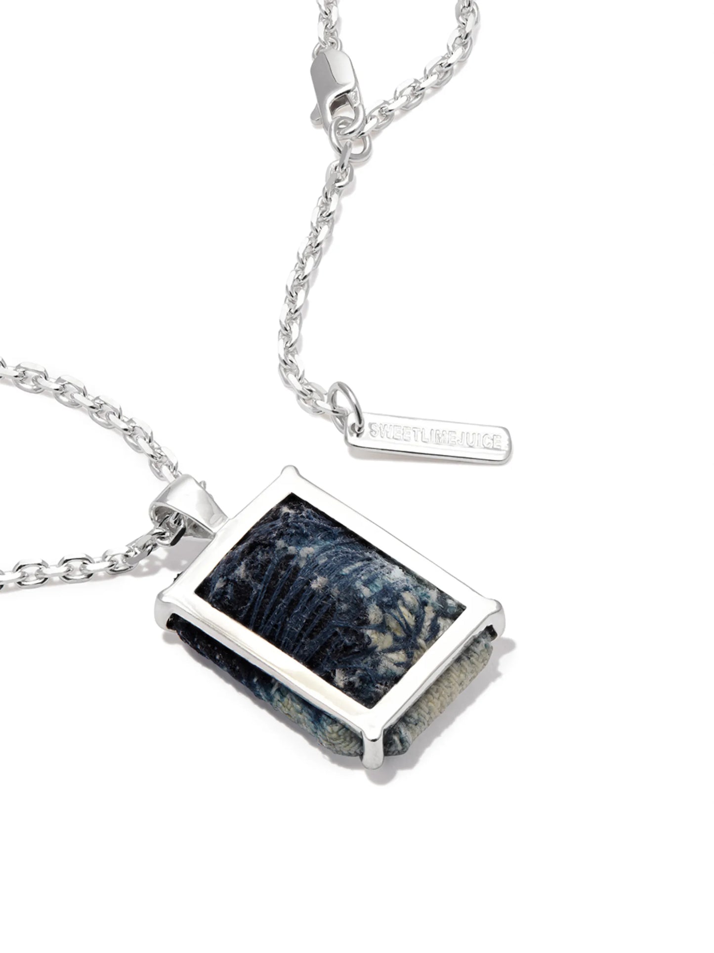 crystal-embellished pendant necklace