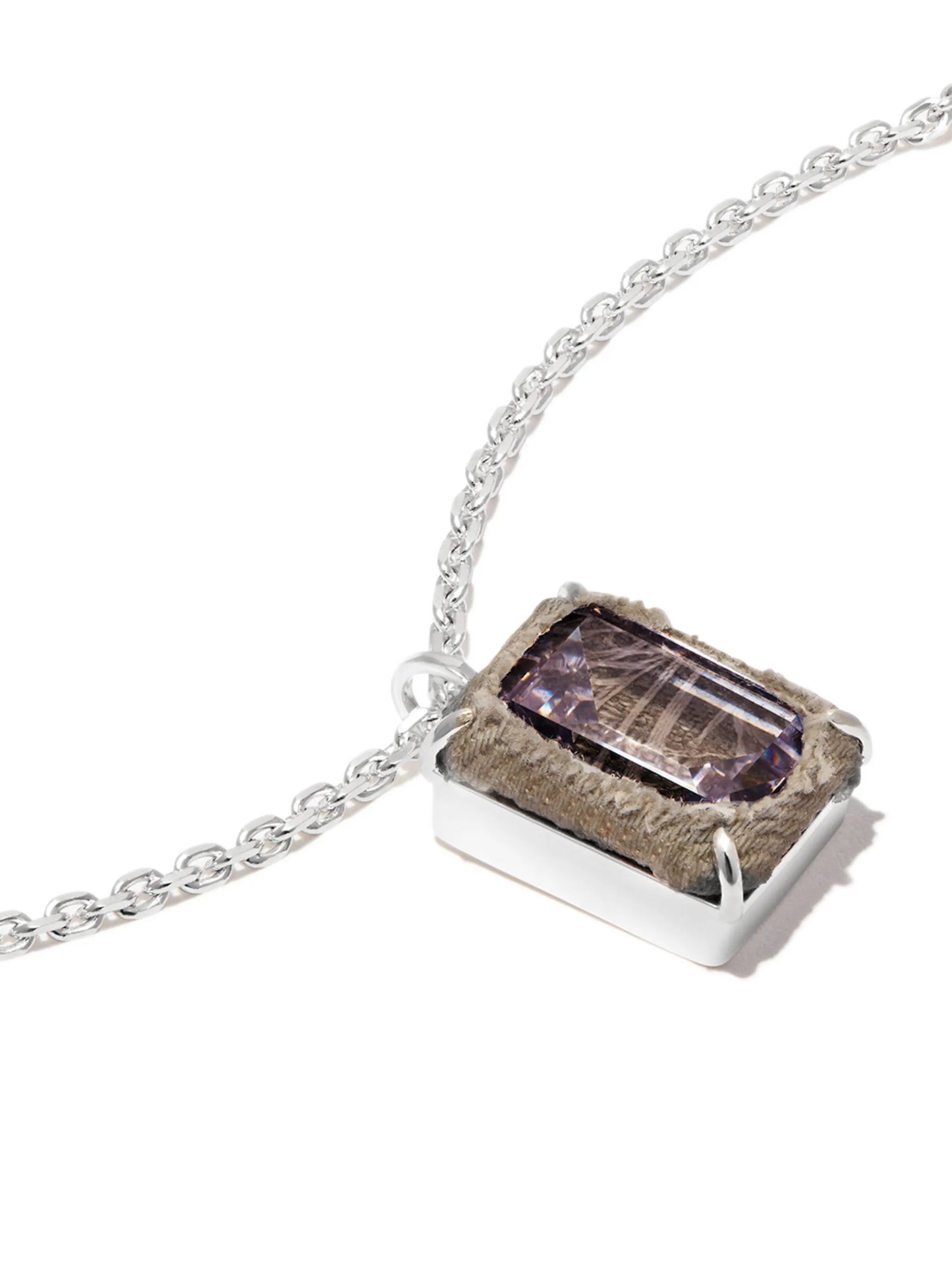 crystal-embellished pendant necklace