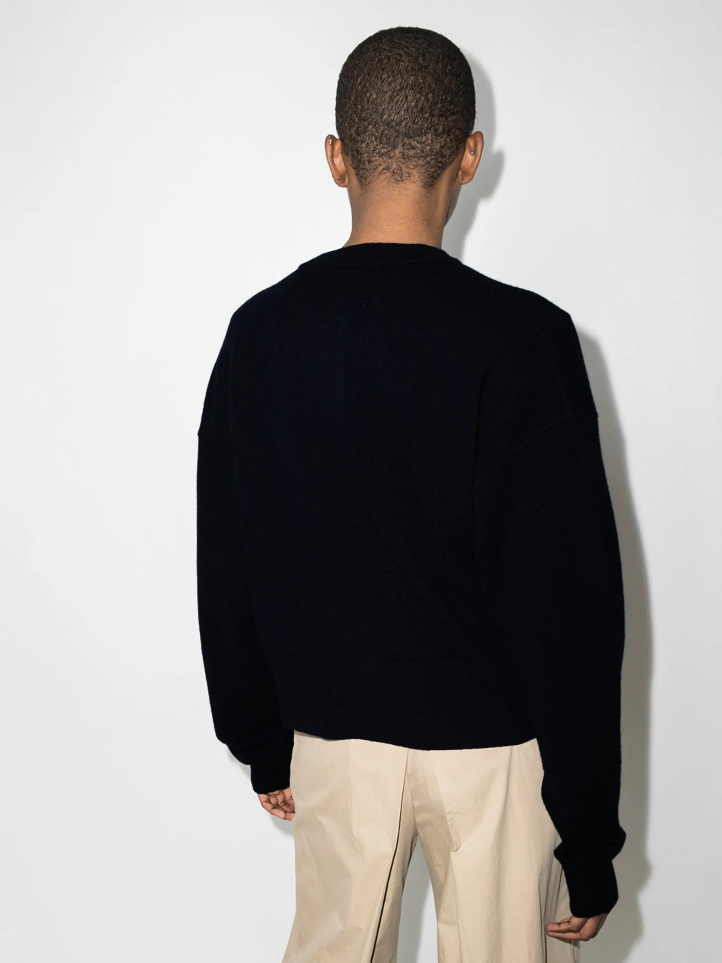 button-up cashmere-blend cardigan