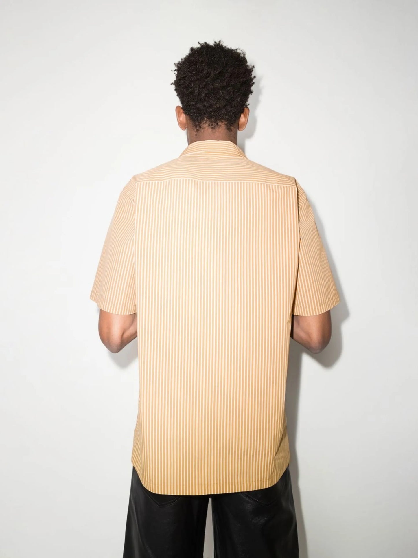 Spacey striped short-sleeve shirt