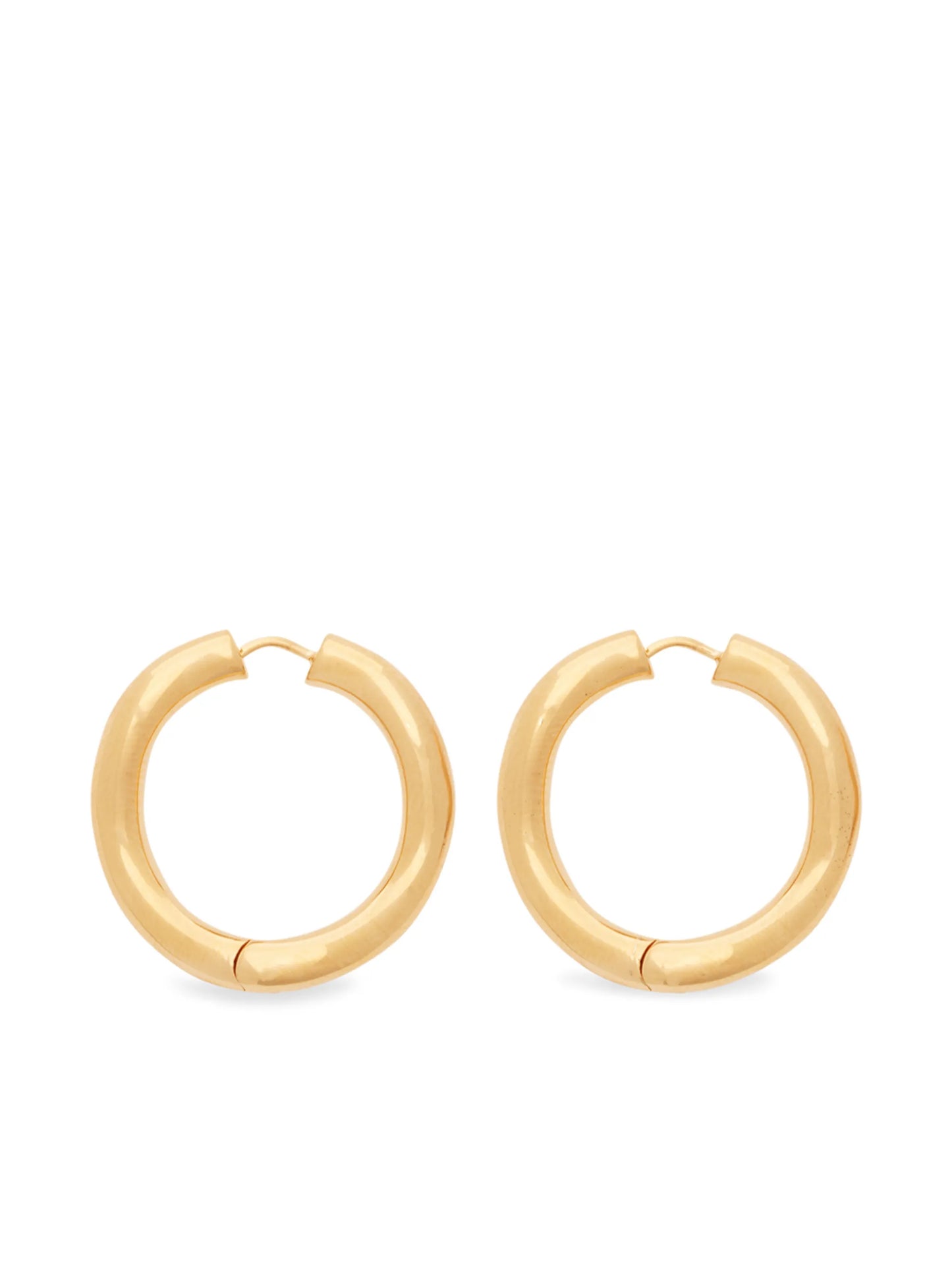 Wave hoop earrings