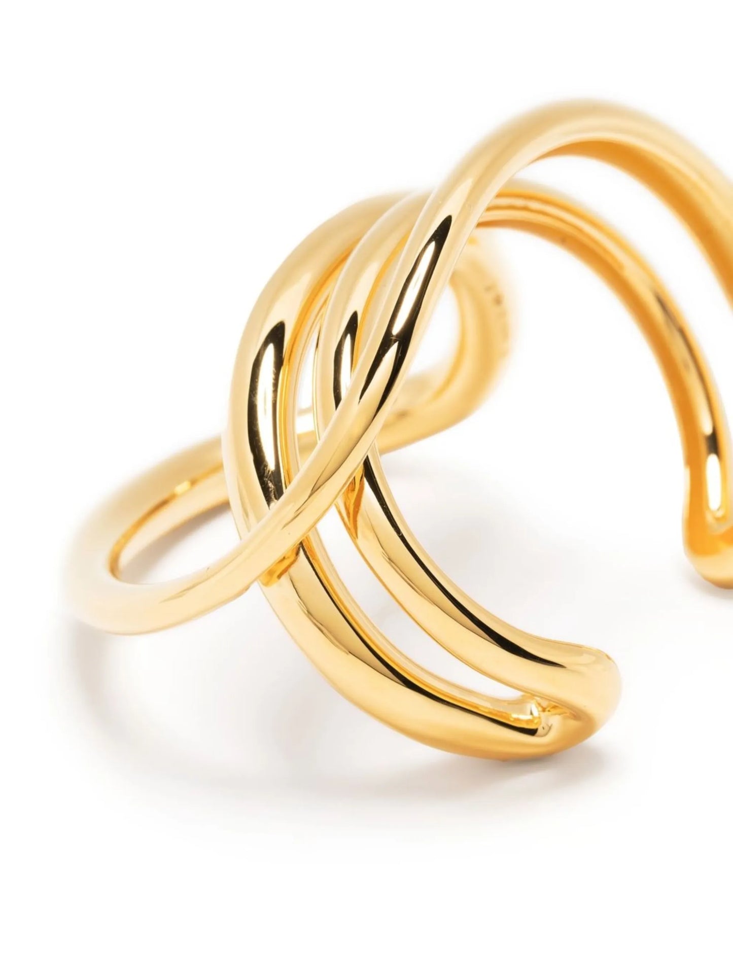 layered-design asymmetric bangle