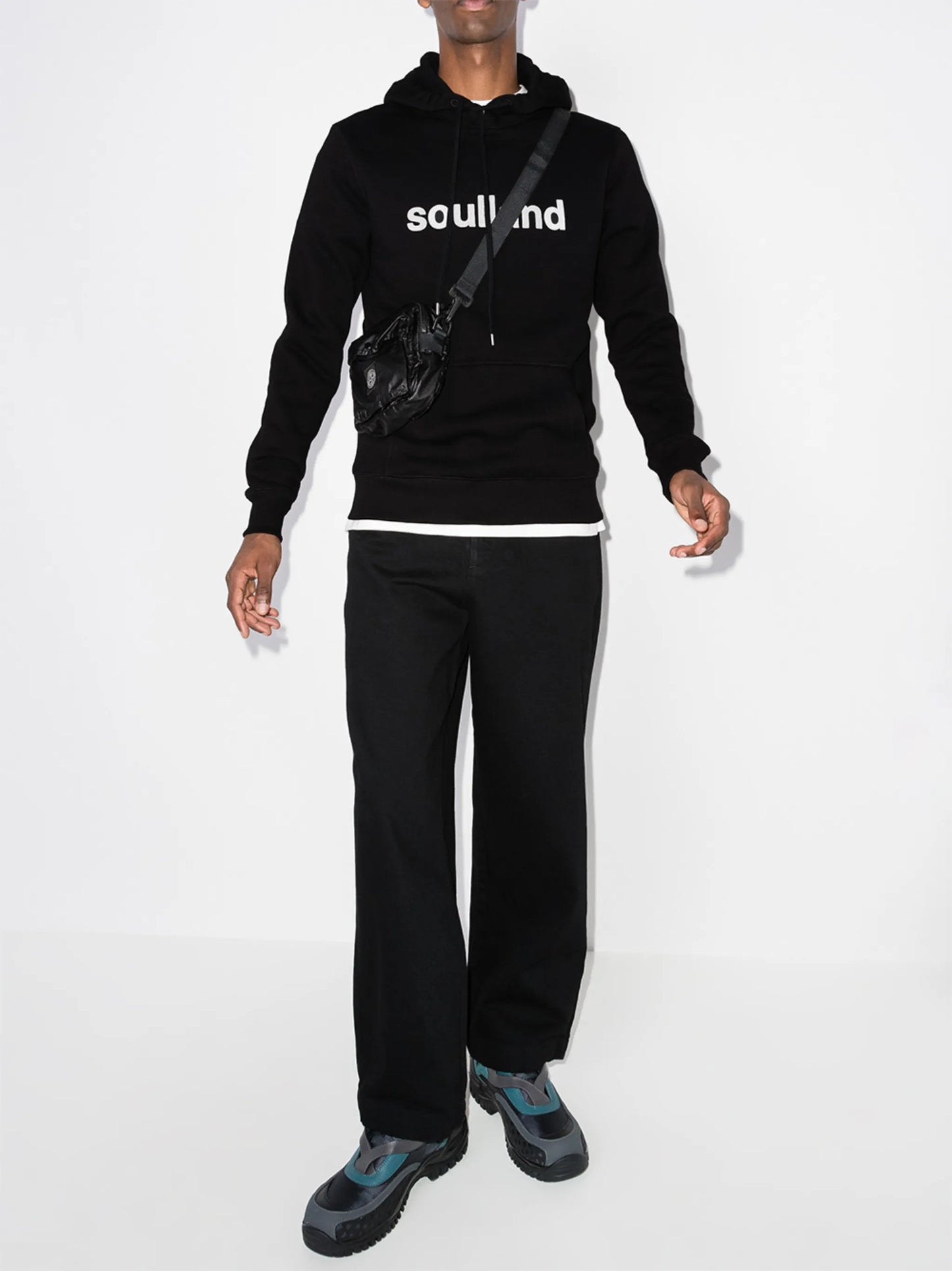 Goodie logo-print cotton hoodie