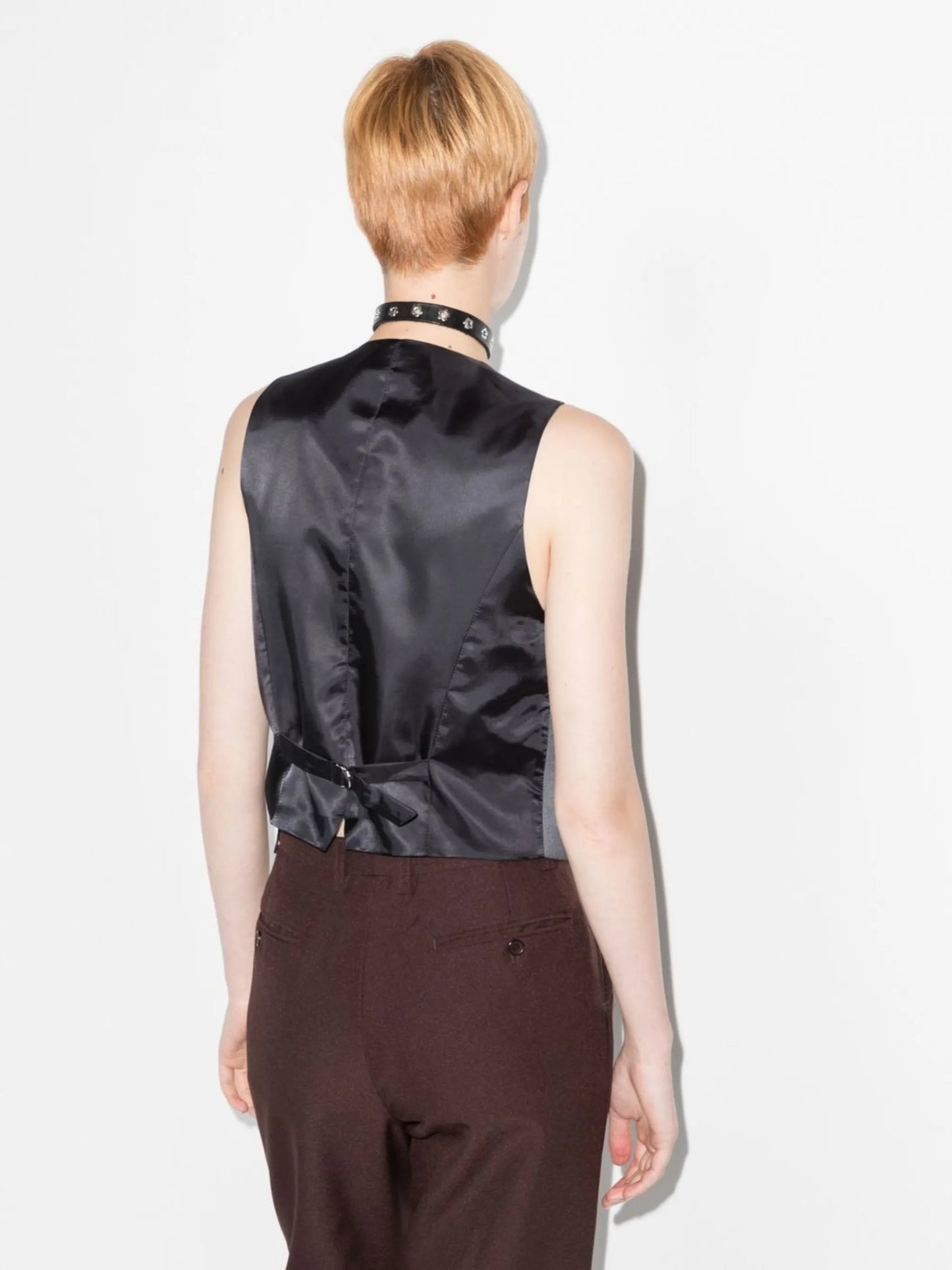 Gelso button-front waistcoat