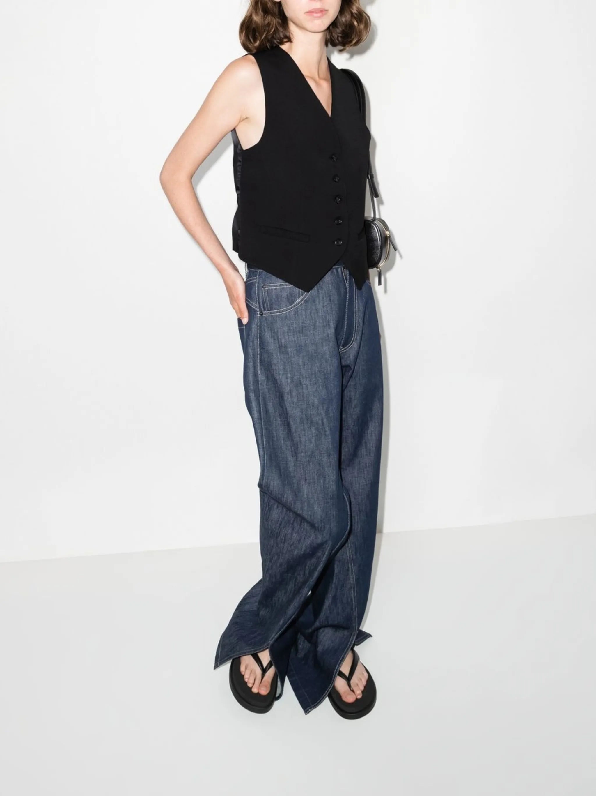 Gelso single-breasted waistcoat