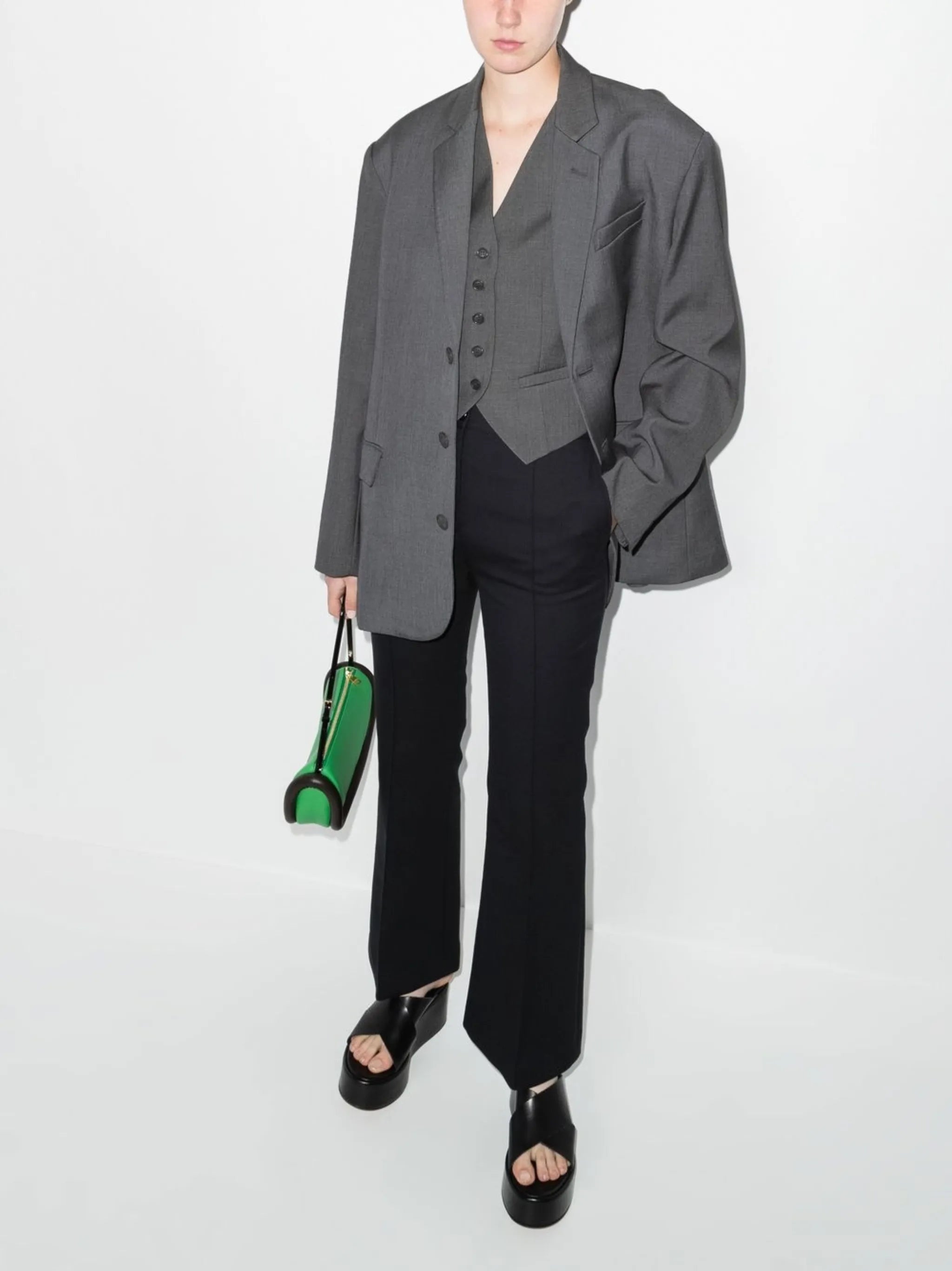 Gelso Oversized single-breasted blazer