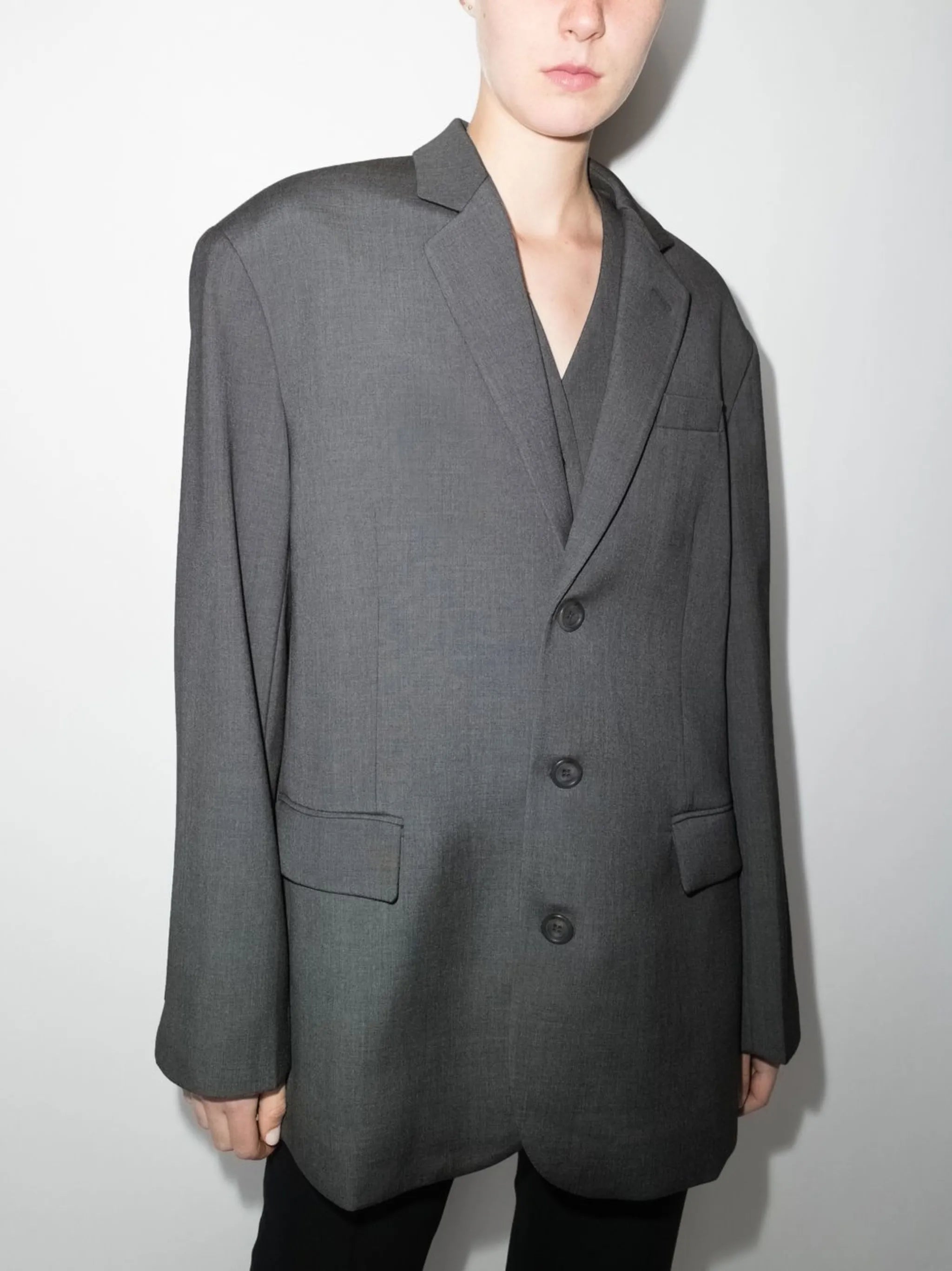 Gelso Oversized single-breasted blazer