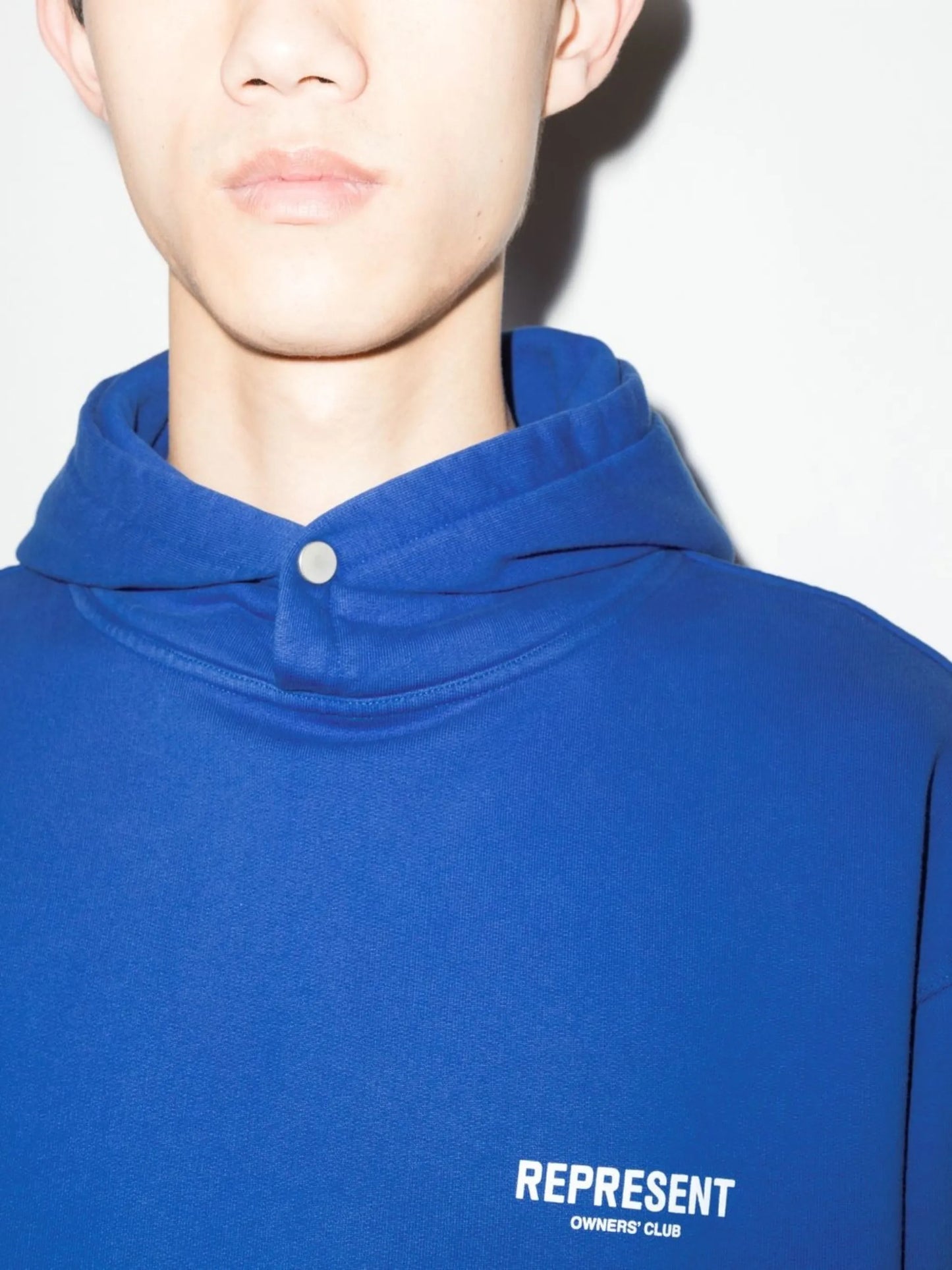 logo-print cotton hoodie