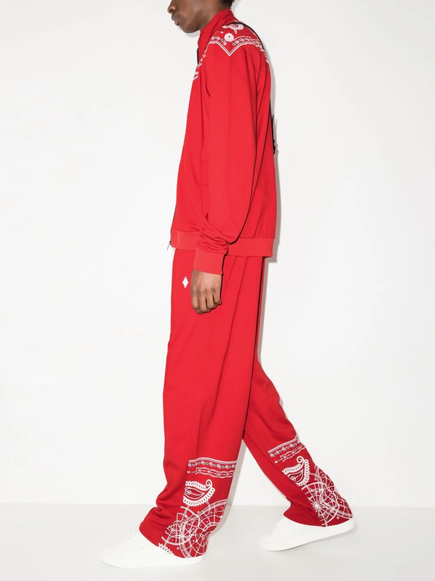 bandana-print track pants