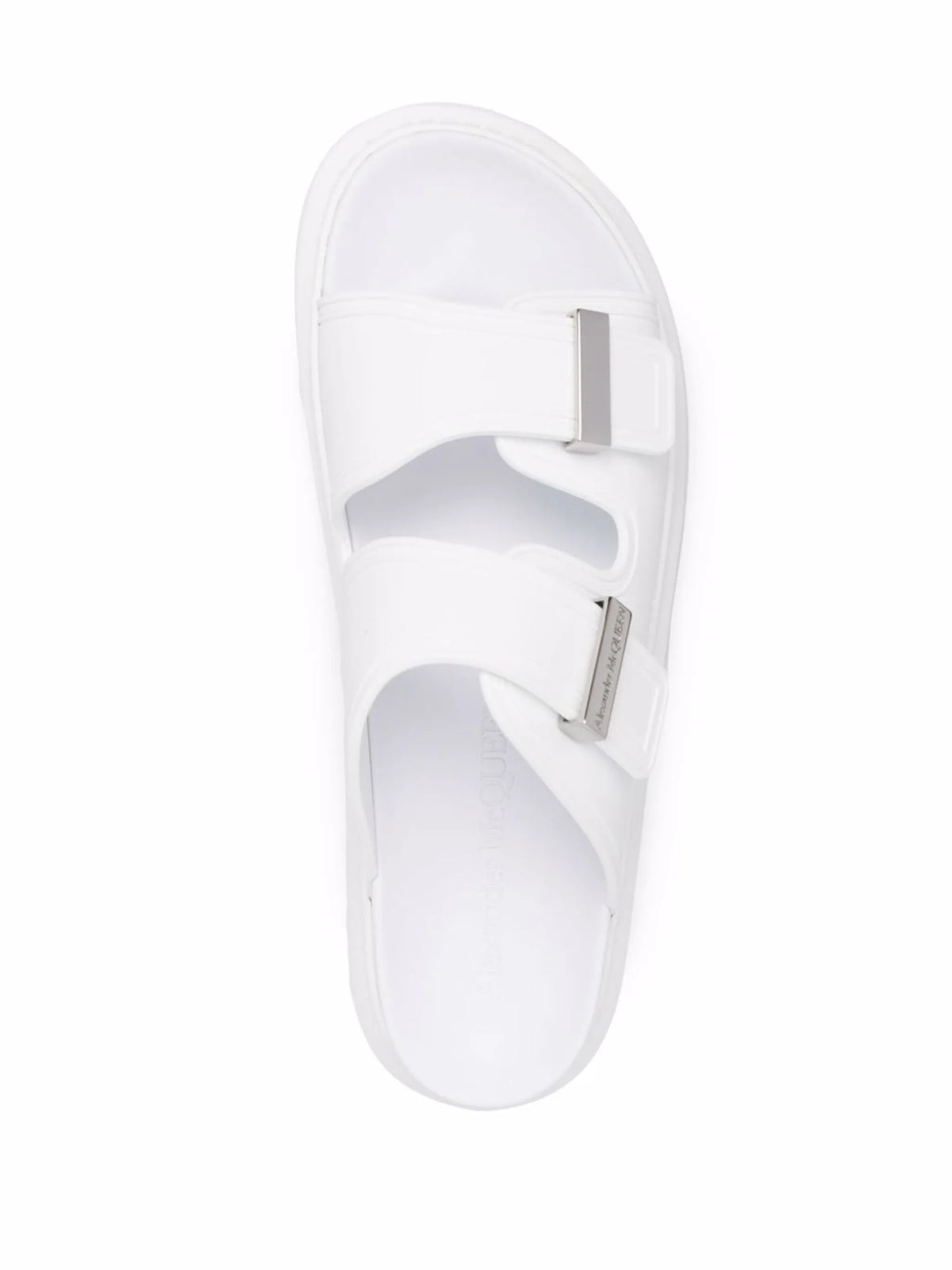 logo-buckle detail sandals