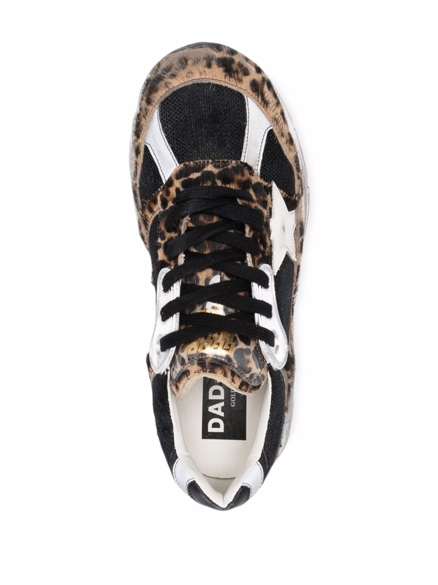 Running Sole leopard-patterned sneakers